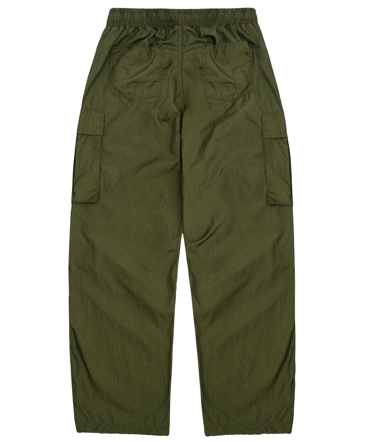 캑터스도넛마켓(CACTUSDONUTMARKET) Nylon Pin-tuck Cargo Pants - Green