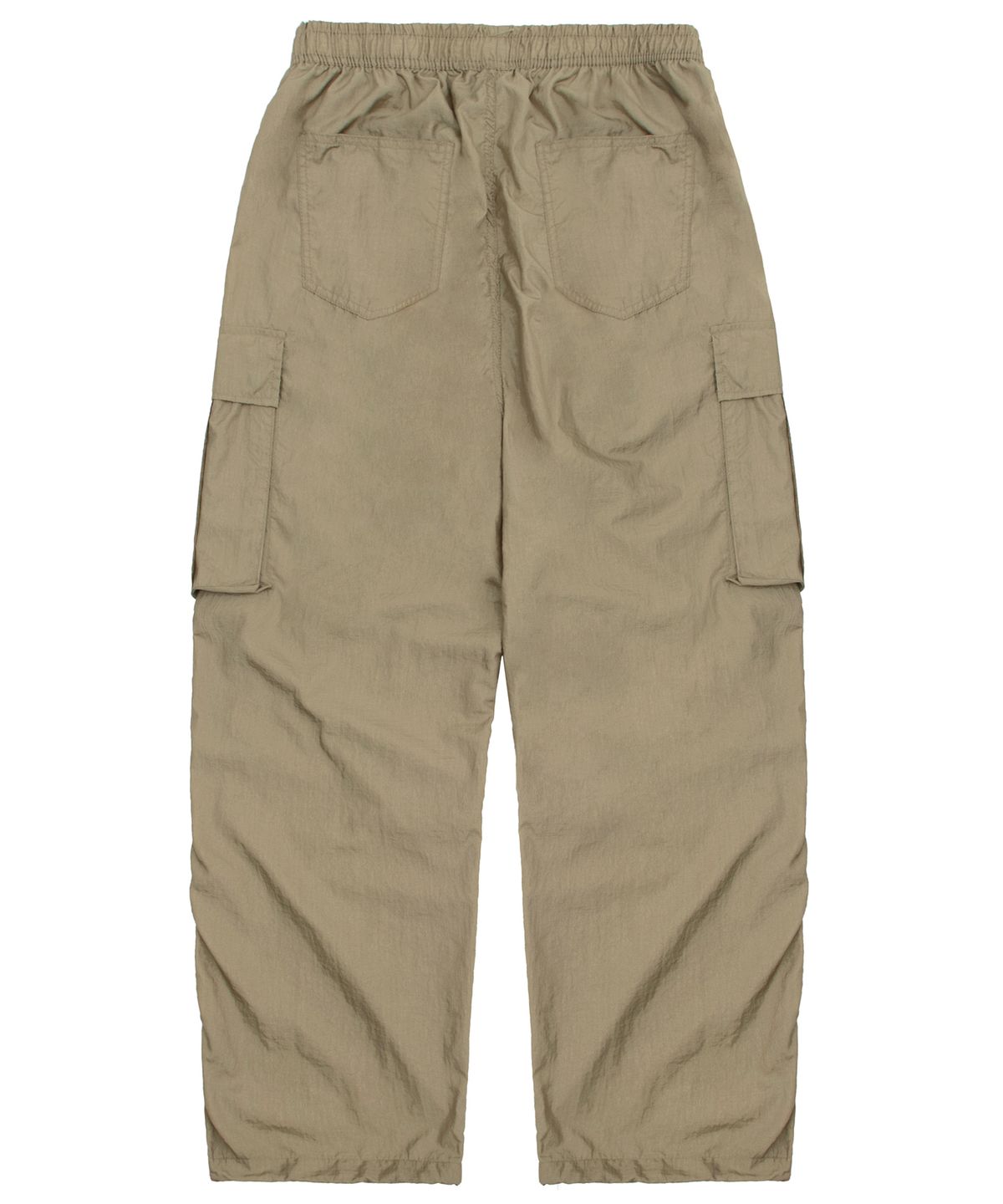 캑터스도넛마켓(CACTUSDONUTMARKET) Nylon Pin-tuck Cargo Pants - Beige