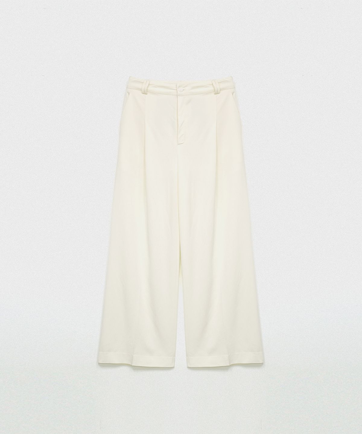 320쇼룸(320SHOWROOM) Summer Pintuck Wide Slacks Cream