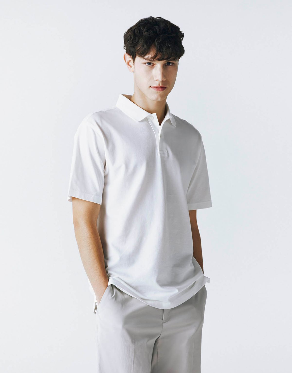 지오다노(GIORDANO) 인터락 텍스처 폴로 반팔 카라티 014506 [4color]