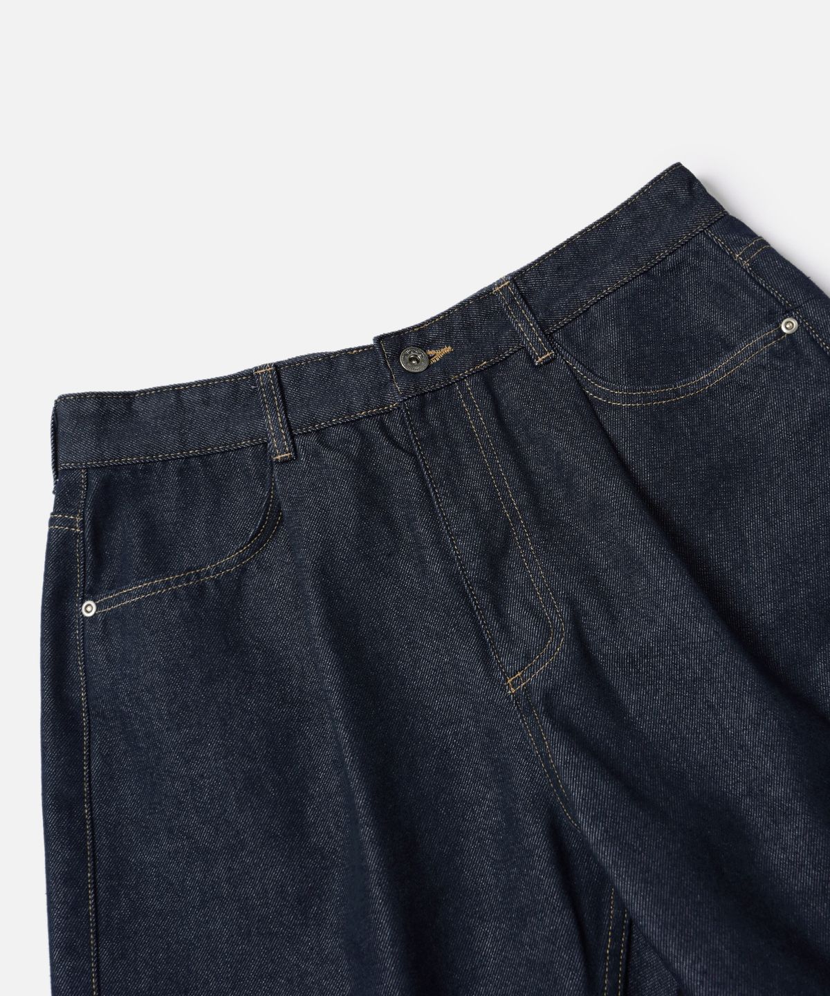 프리즘웍스(FRIZMWORKS) WORK TOOL DENIM HALF PANTS _ INDIGO