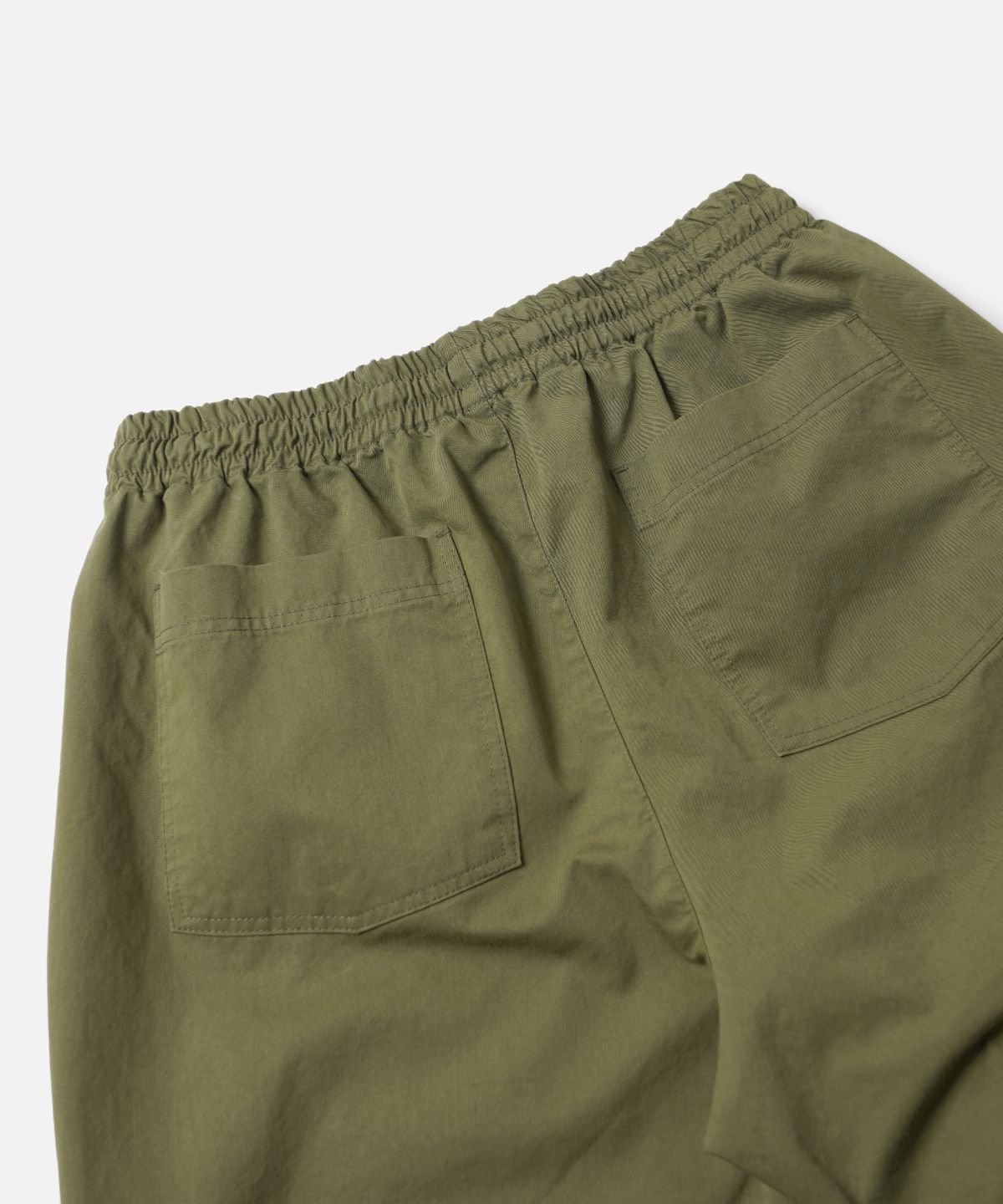 프리즘웍스(FRIZMWORKS) BANDING REGULAR EASY PANTS _ OLIVE