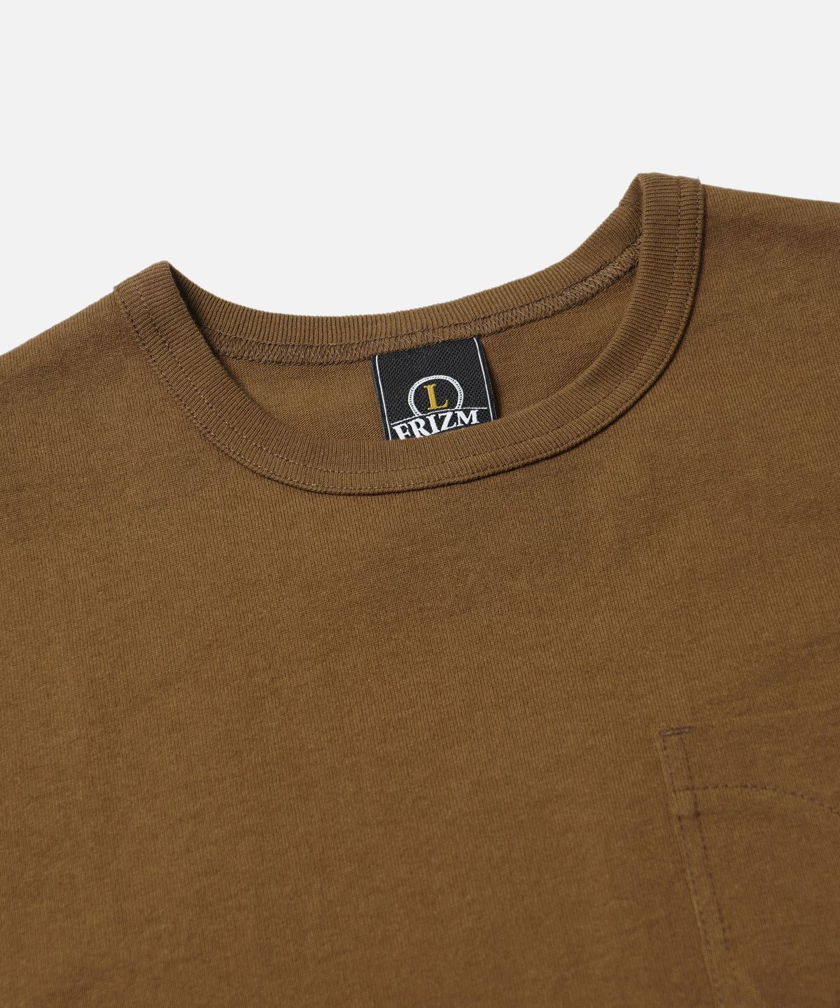 프리즘웍스(FRIZMWORKS) HORSESHOE POCKET TEE _ BROWN