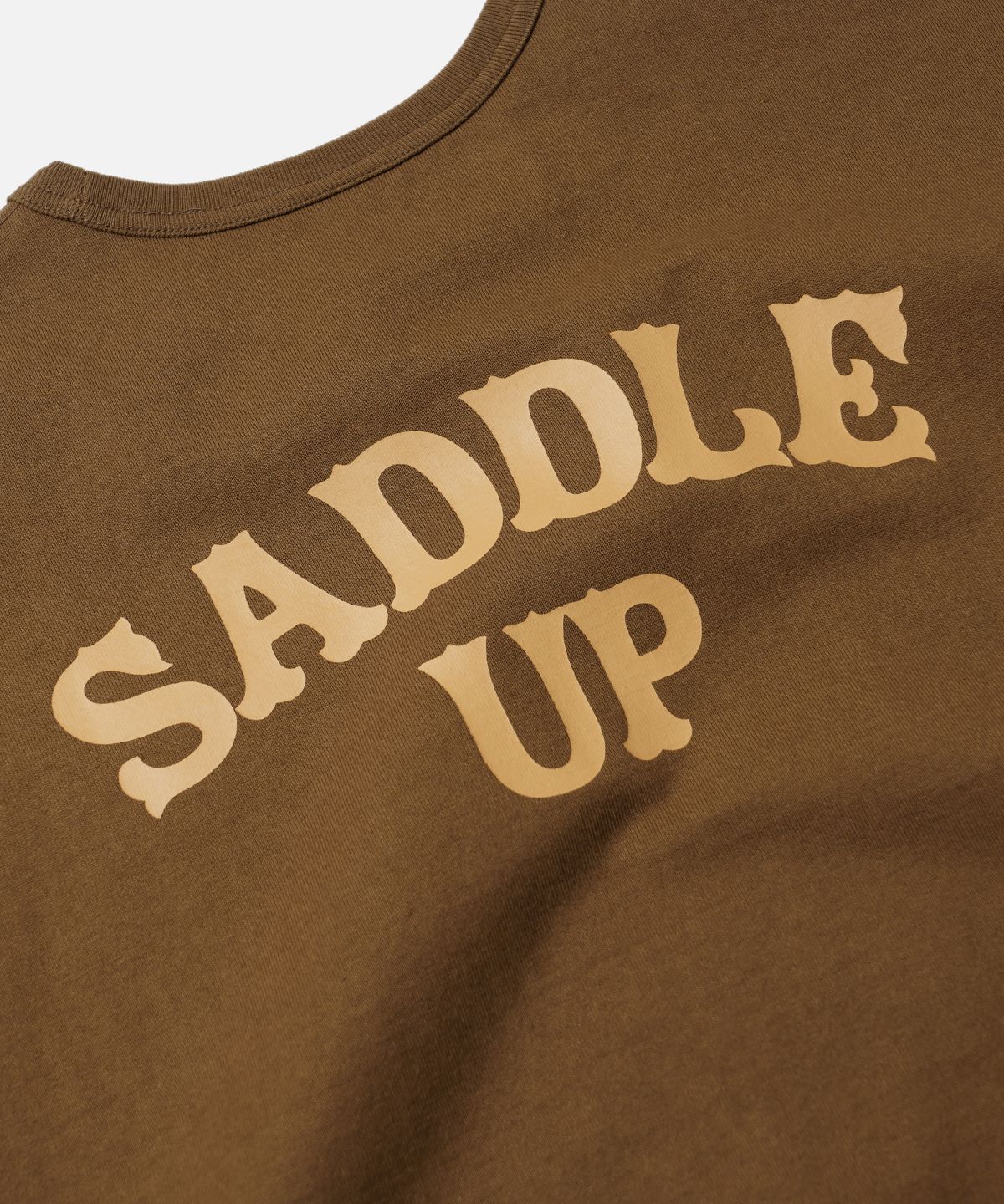 프리즘웍스(FRIZMWORKS) HORSESHOE POCKET TEE _ BROWN