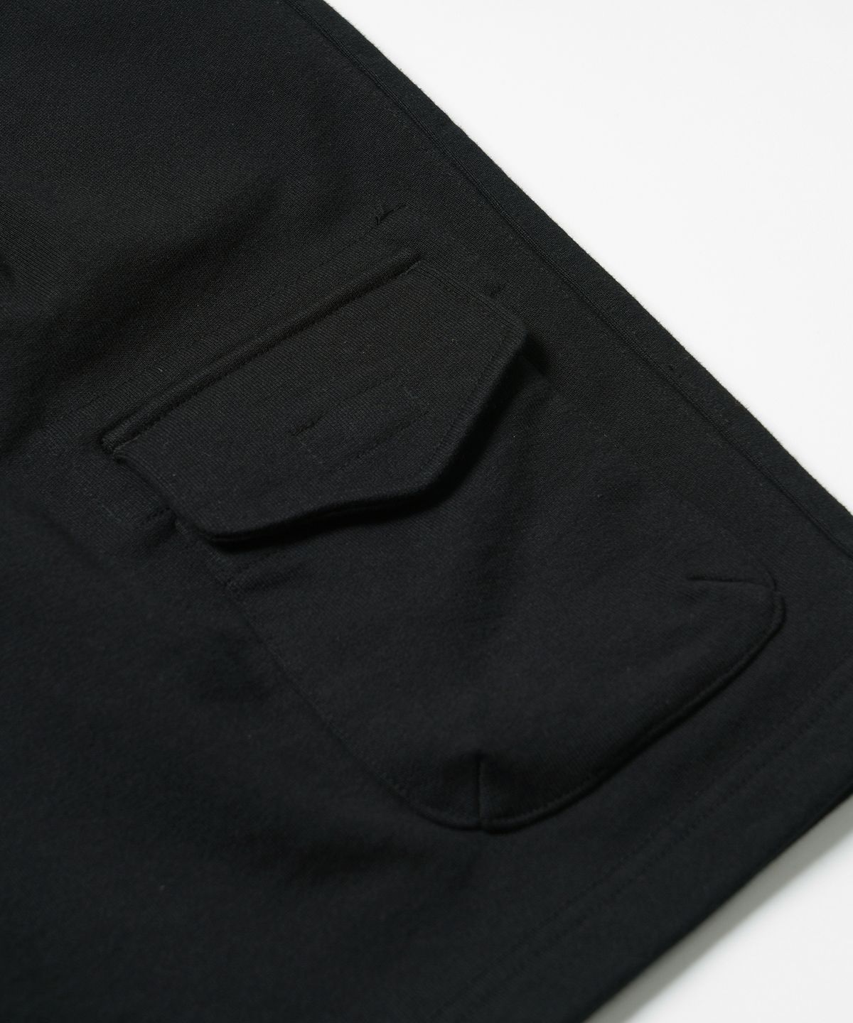 프리즘웍스(FRIZMWORKS) POUCH POCKET SWEAT SHORTS _ BLACK