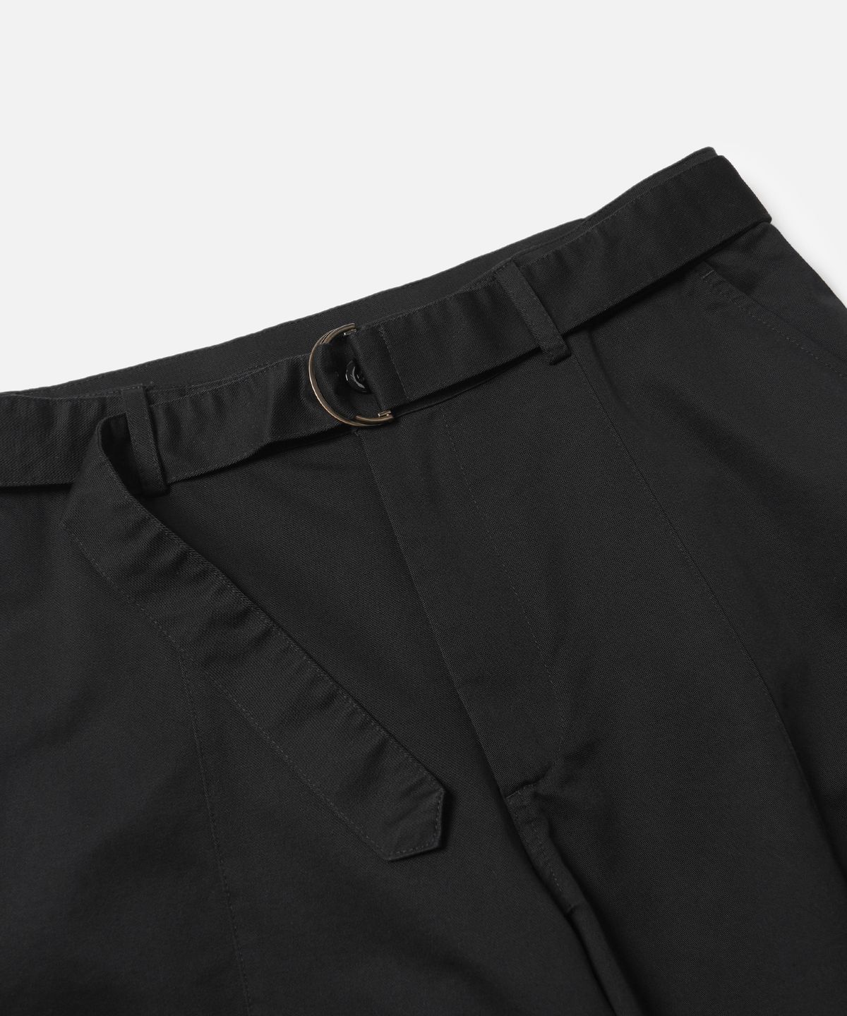 프리즘웍스(FRIZMWORKS) CHINO BELTED WORK BERMUDA SHORTS _ BLACK