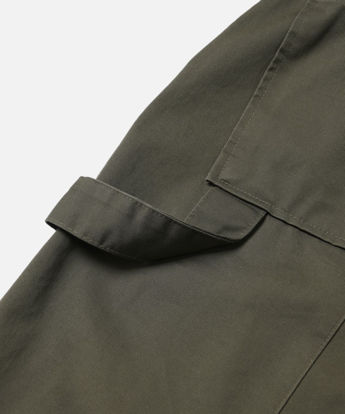 프리즘웍스(FRIZMWORKS) CHINO BELTED WORK BERMUDA SHORTS _ MUD