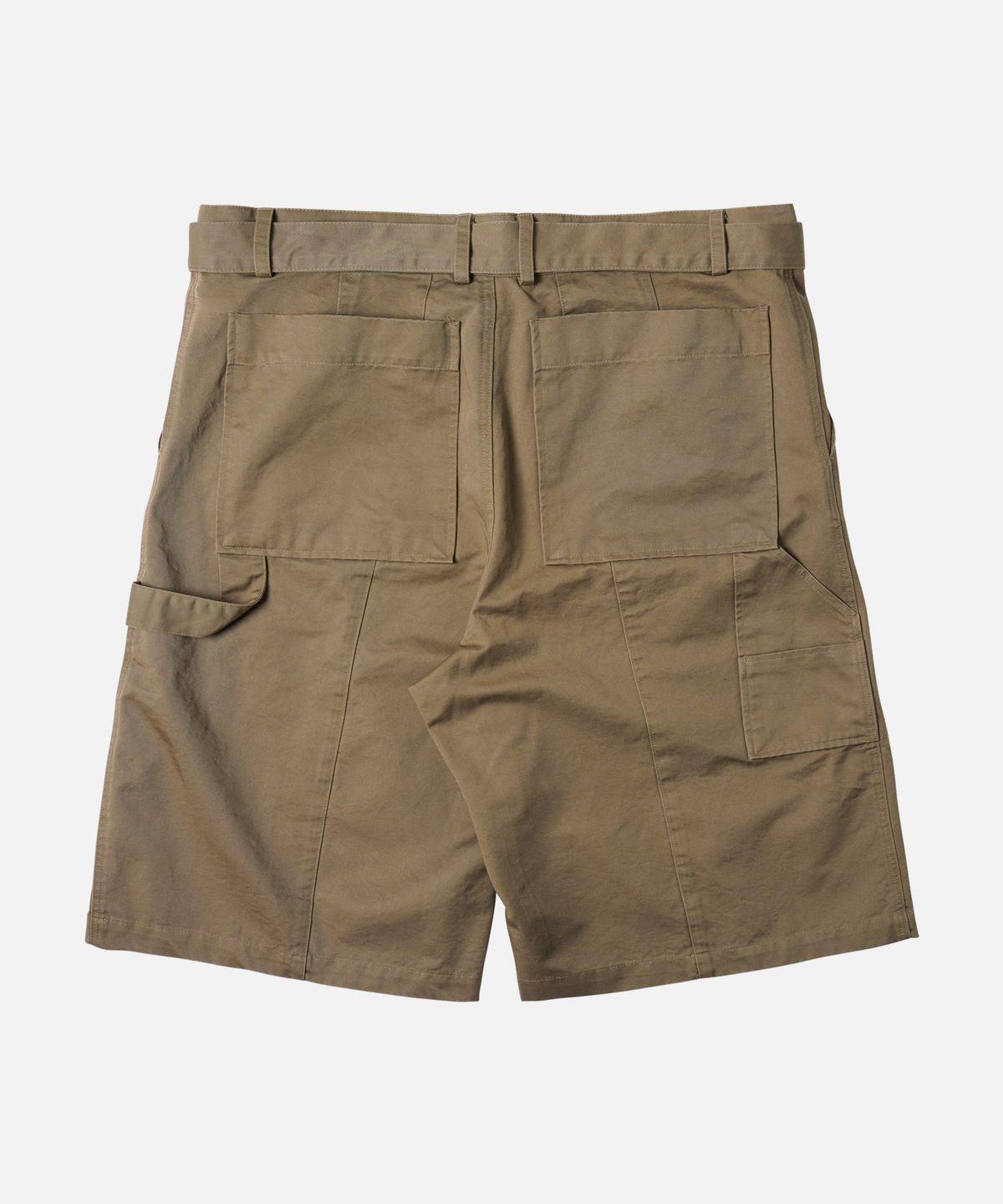 프리즘웍스(FRIZMWORKS) CHINO BELTED WORK BERMUDA SHORTS _ TAN