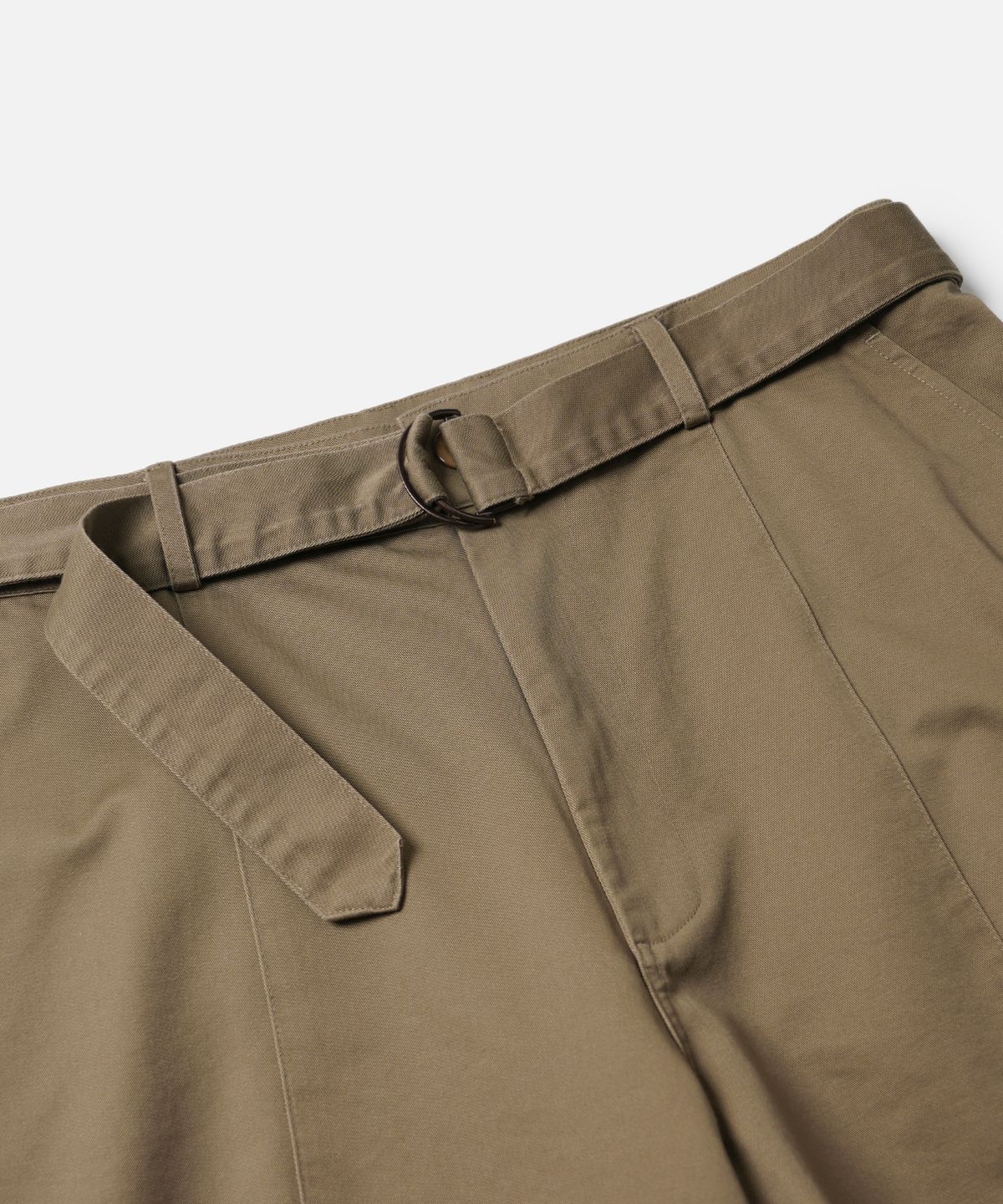 프리즘웍스(FRIZMWORKS) CHINO BELTED WORK BERMUDA SHORTS _ TAN