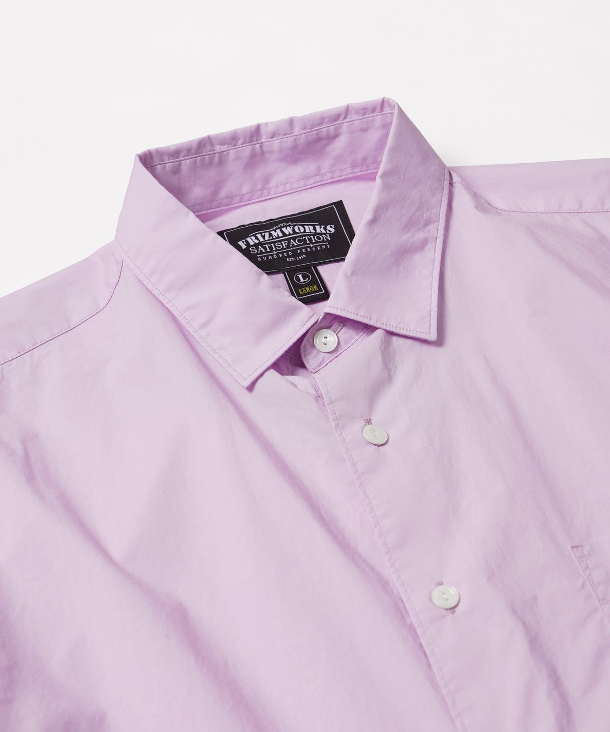 프리즘웍스(FRIZMWORKS) TYPEWRITER HALF SHIRT _ LAVENDER
