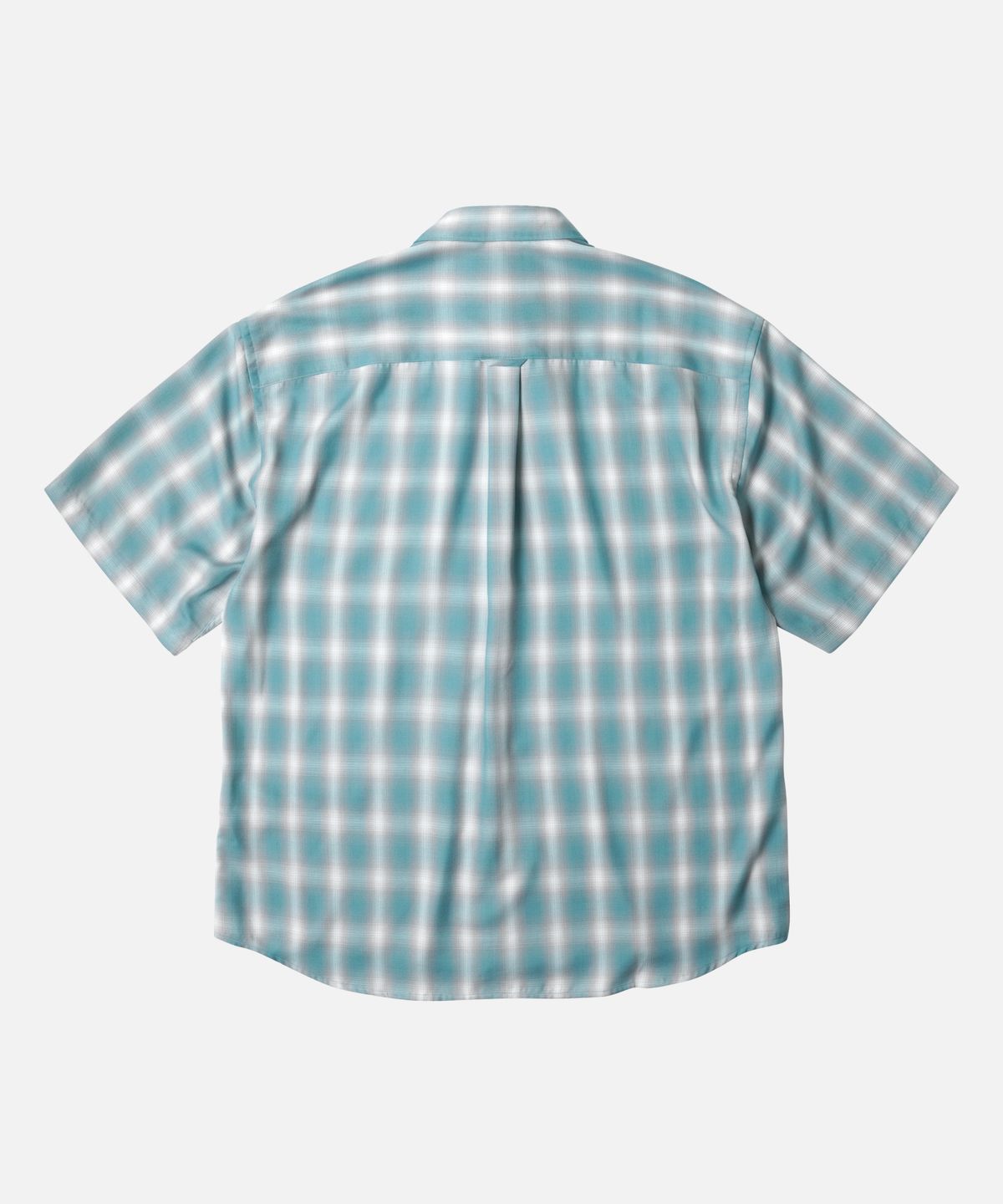프리즘웍스(FRIZMWORKS) OMBRE CHECK RELAXED HALF SHIRT _ MINT