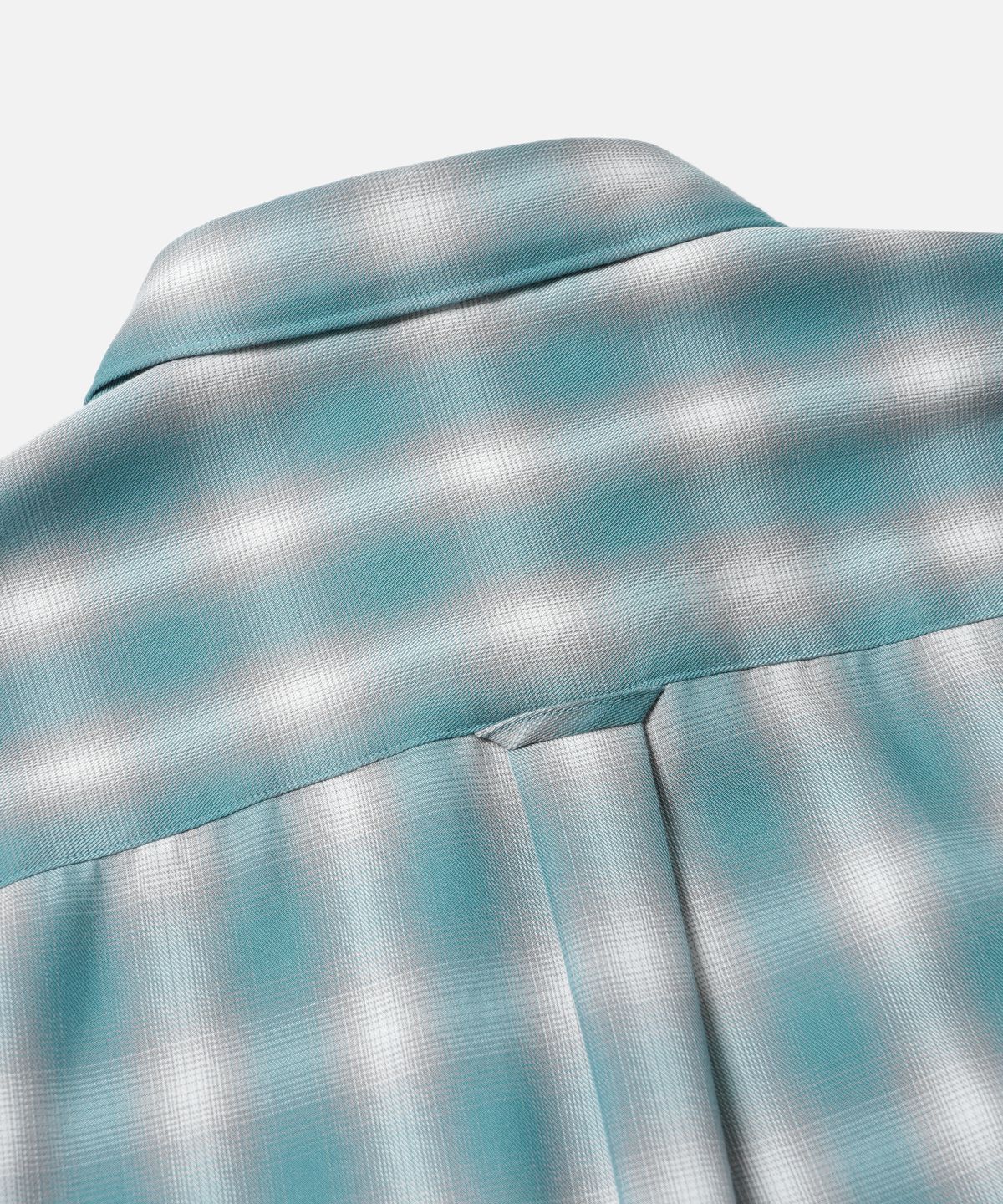 프리즘웍스(FRIZMWORKS) OMBRE CHECK RELAXED HALF SHIRT _ MINT