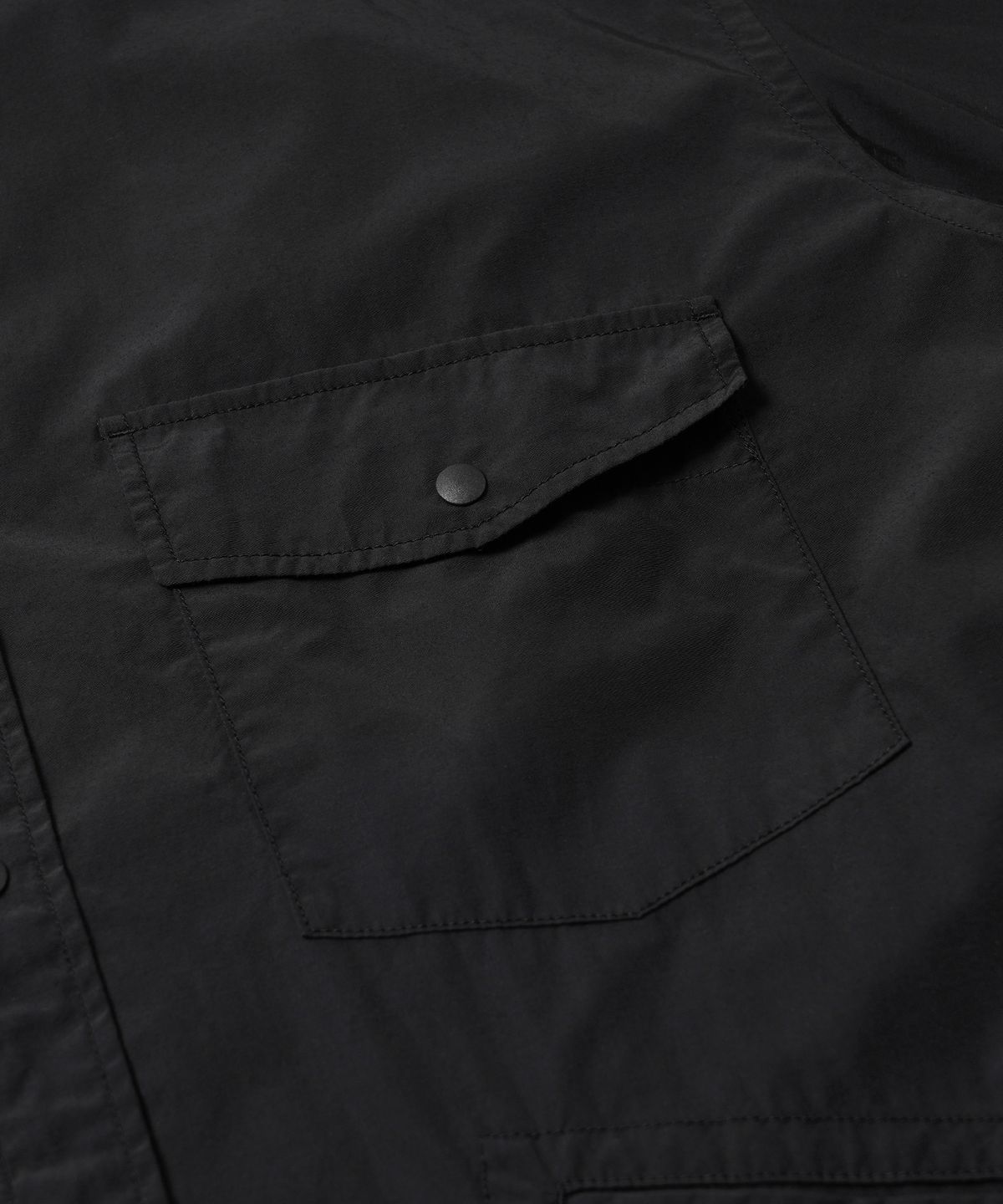 프리즘웍스(FRIZMWORKS) NYCO HALF COACH JACKET _ BLACK