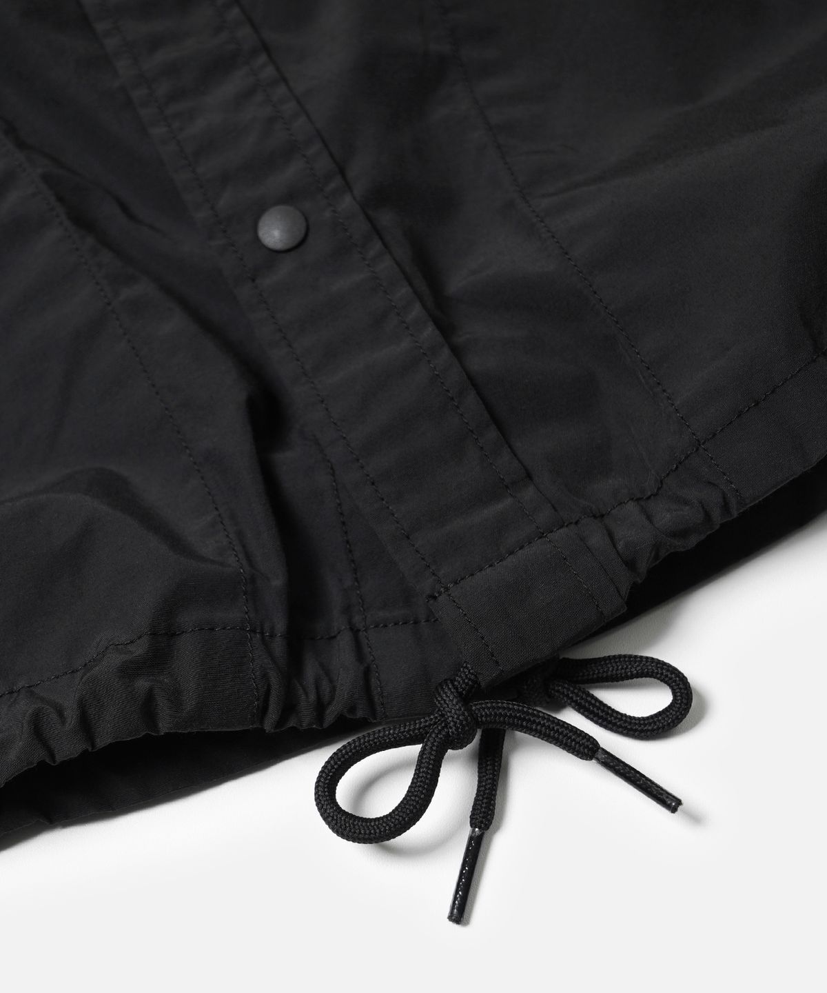 프리즘웍스(FRIZMWORKS) NYCO HALF COACH JACKET _ BLACK