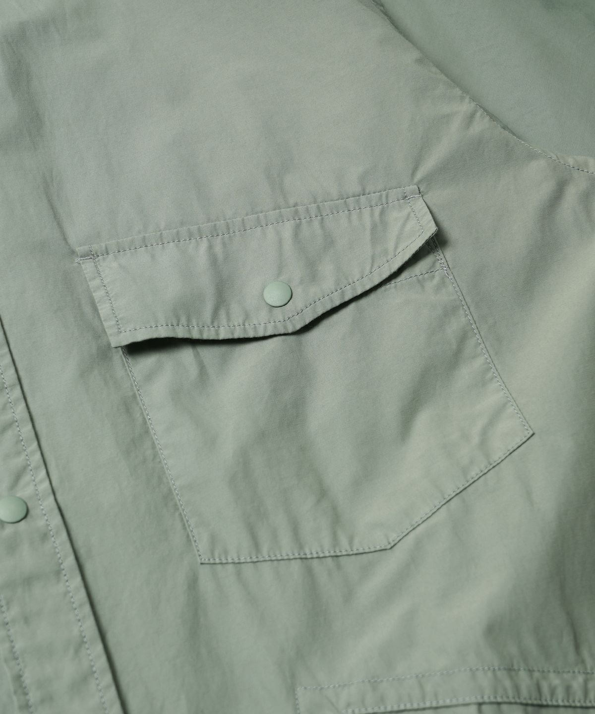 프리즘웍스(FRIZMWORKS) NYCO HALF COACH JACKET _ LIGHT OLIVE