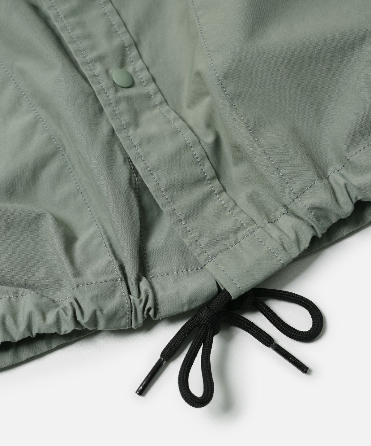 프리즘웍스(FRIZMWORKS) NYCO HALF COACH JACKET _ LIGHT OLIVE