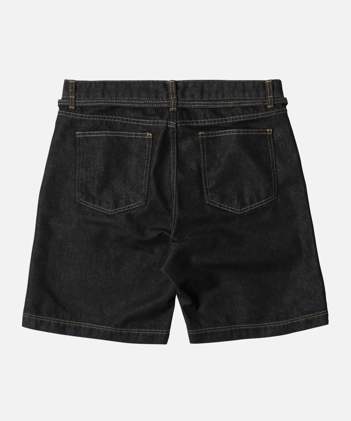 프리즘웍스(FRIZMWORKS) STRING DENIM SHORTS _ BLACK