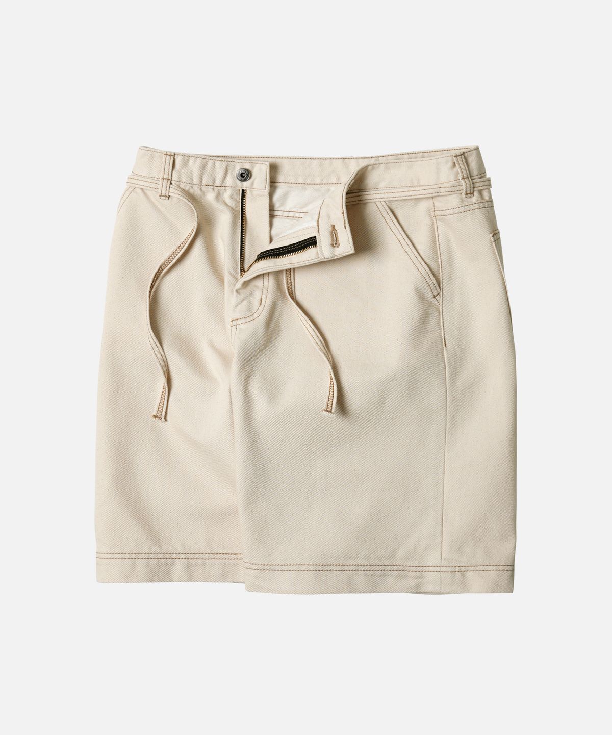 프리즘웍스(FRIZMWORKS) STRING DENIM SHORTS _ NATURAL