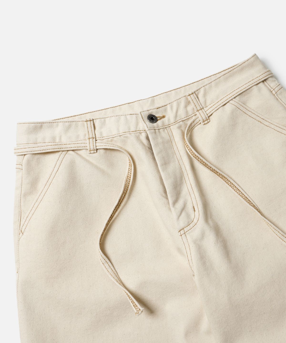 프리즘웍스(FRIZMWORKS) STRING DENIM SHORTS _ NATURAL