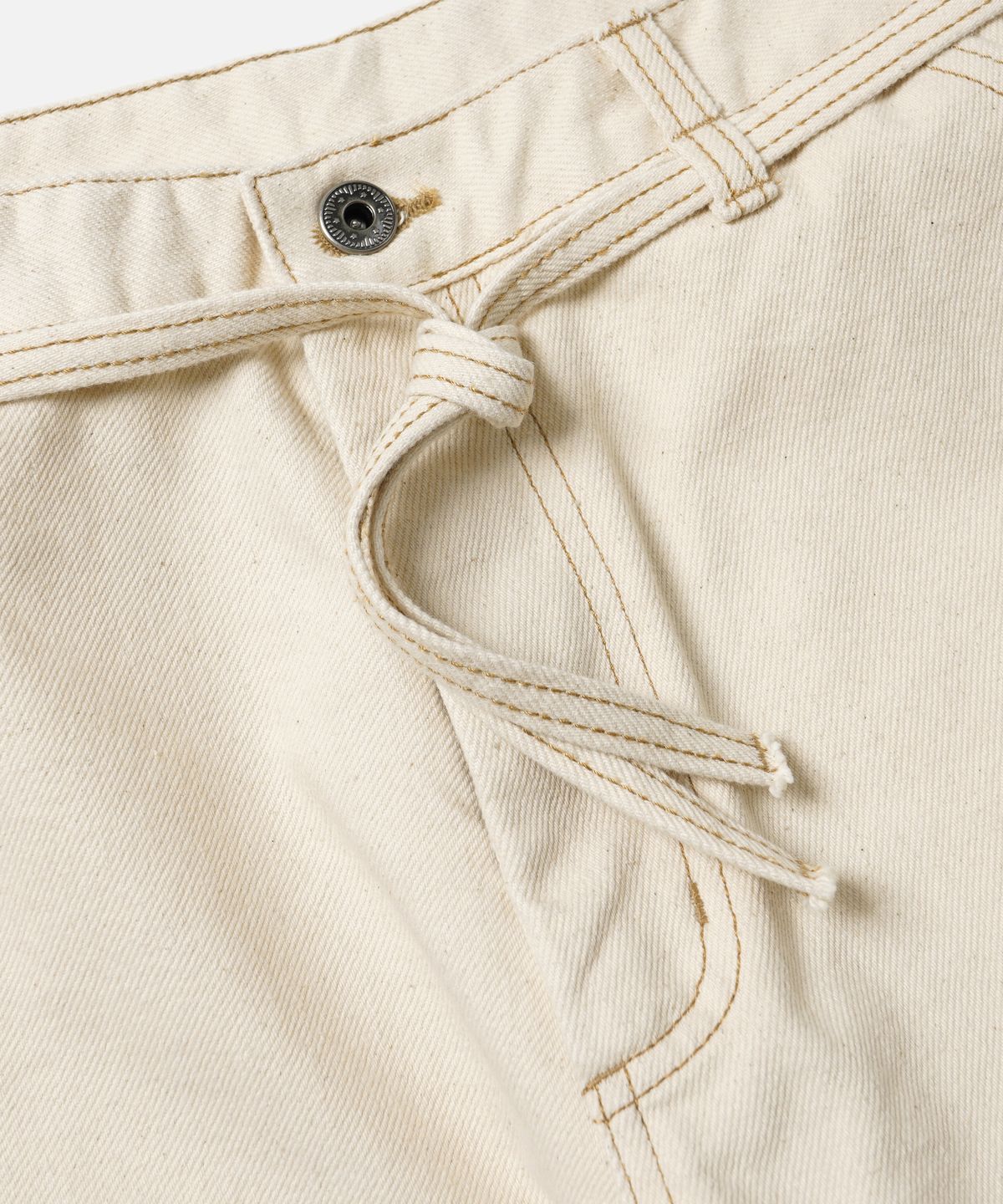 프리즘웍스(FRIZMWORKS) STRING DENIM SHORTS _ NATURAL