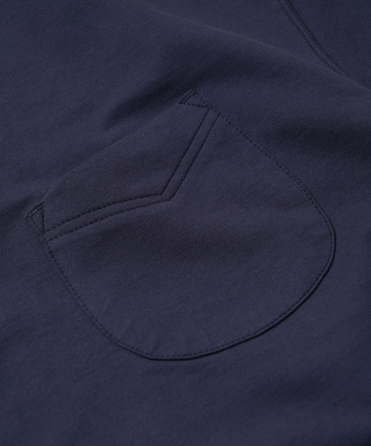 프리즘웍스(FRIZMWORKS) POCKET HALF SWEATSHIRT _ NAVY