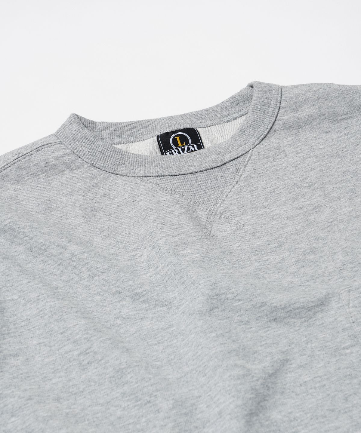 프리즘웍스(FRIZMWORKS) POCKET HALF SWEATSHIRT _ GRAY