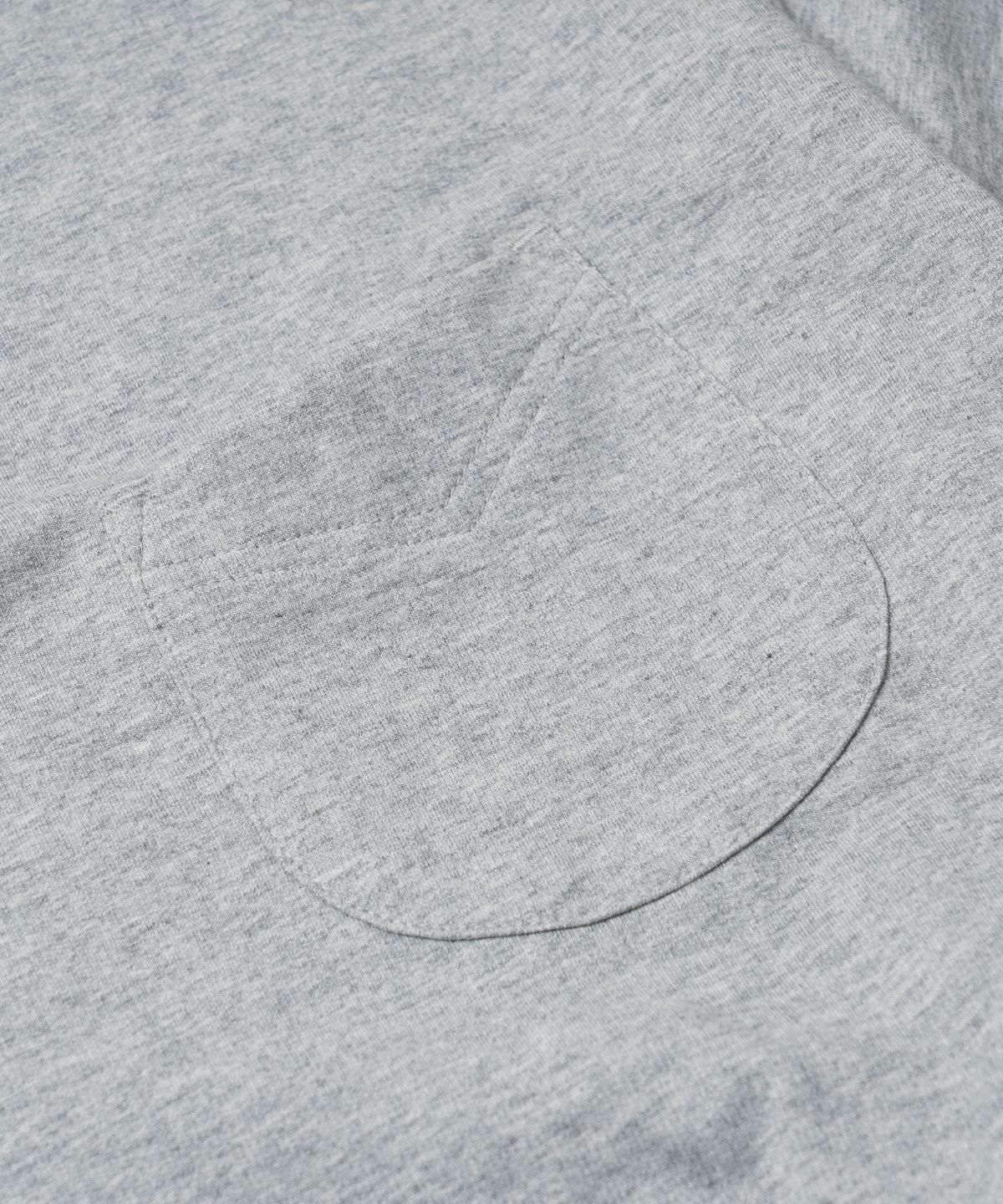 프리즘웍스(FRIZMWORKS) POCKET HALF SWEATSHIRT _ GRAY