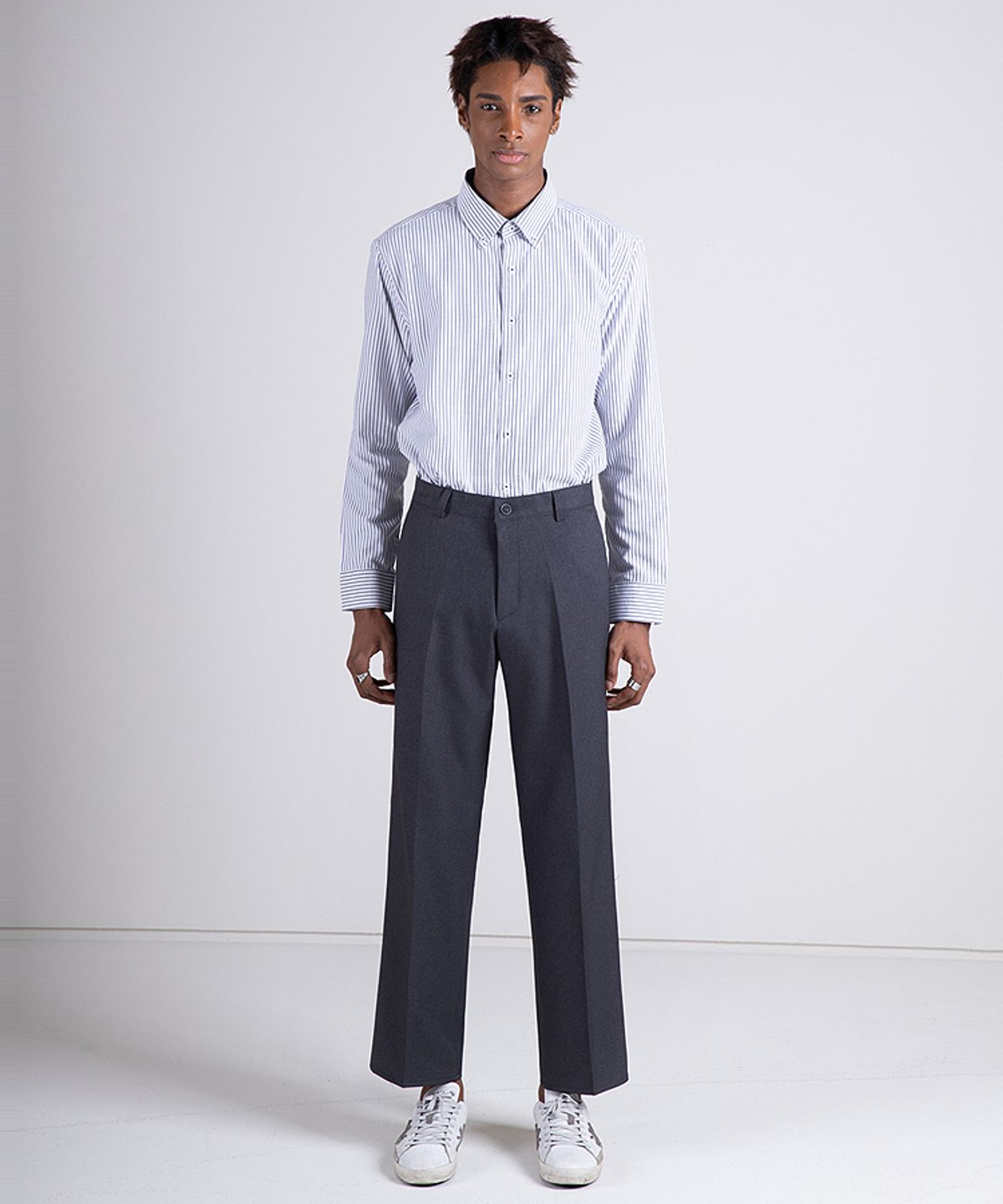 스트라이크(STRIKE) Robust Elegant Wide Trousers (5COLOR)