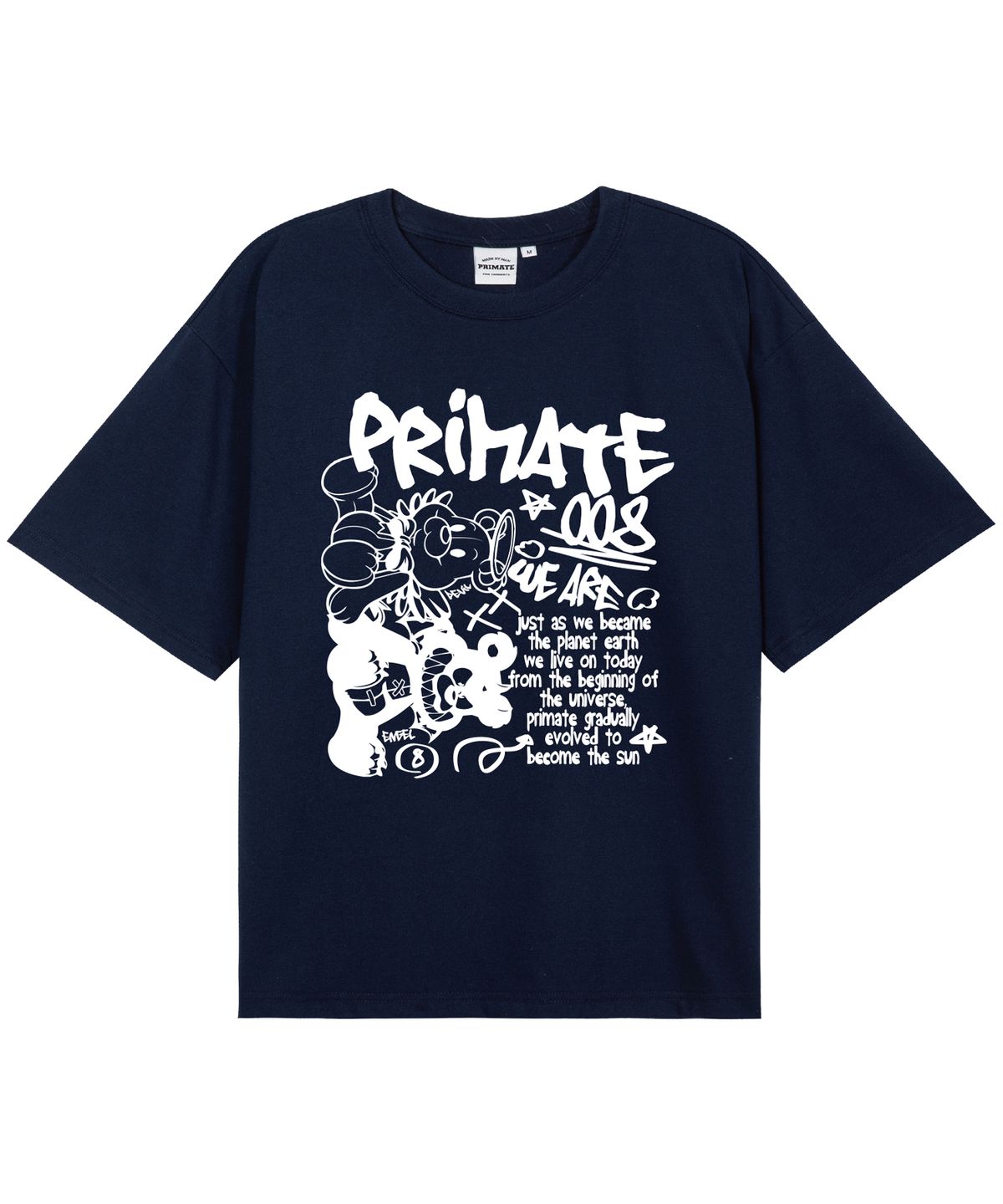 프라임에이트(PRIMATE) ANGELDEM 오버핏 반팔티셔츠 11 Colors
