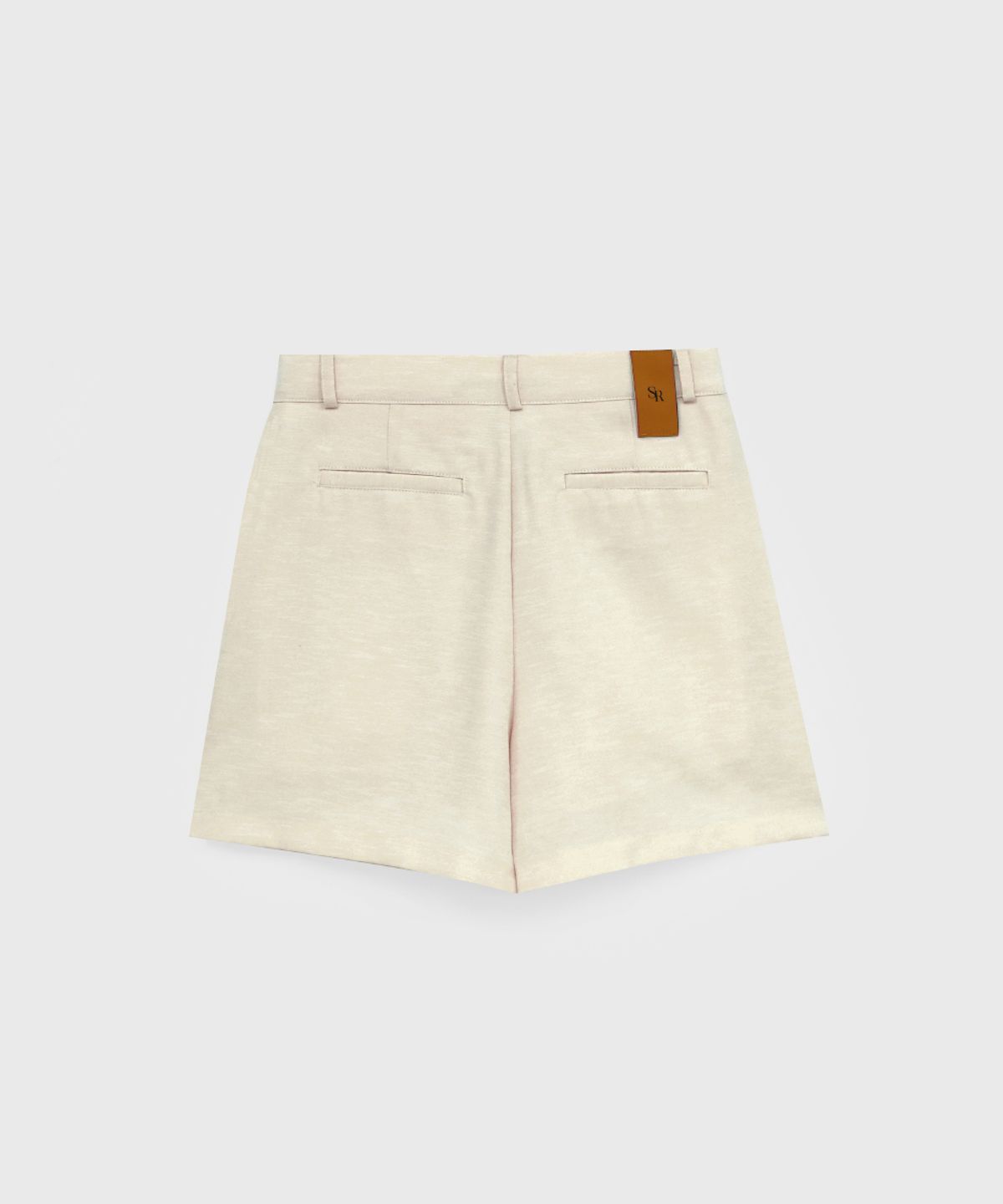 320쇼룸(320SHOWROOM) Utility Half Pintuck Shorts Cream