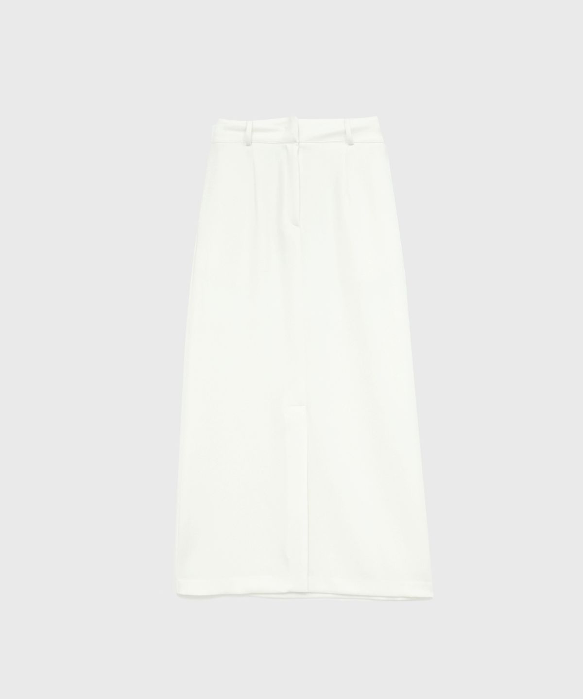 320쇼룸(320SHOWROOM) Straight Long Slit Skirt Cream