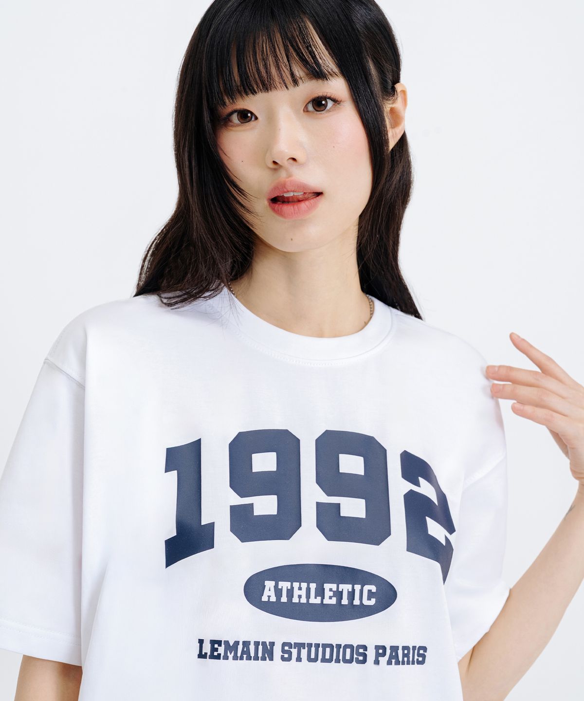 리메인세컨드(LEMAIN SECOND) 1992 아치 로고 오버핏 반팔 티 [화이트]
