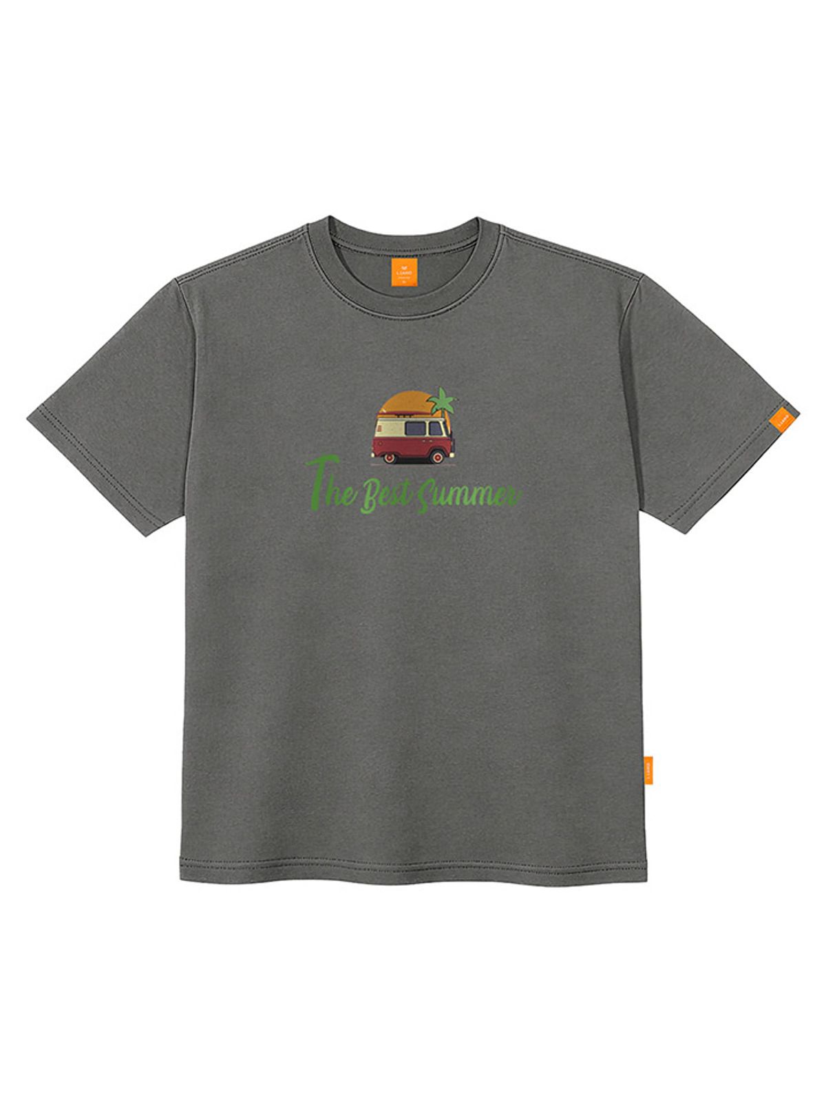 엘라모(LLAMO) 캠핑 반팔티셔츠 남녀공용 빅사이즈 S~4XL