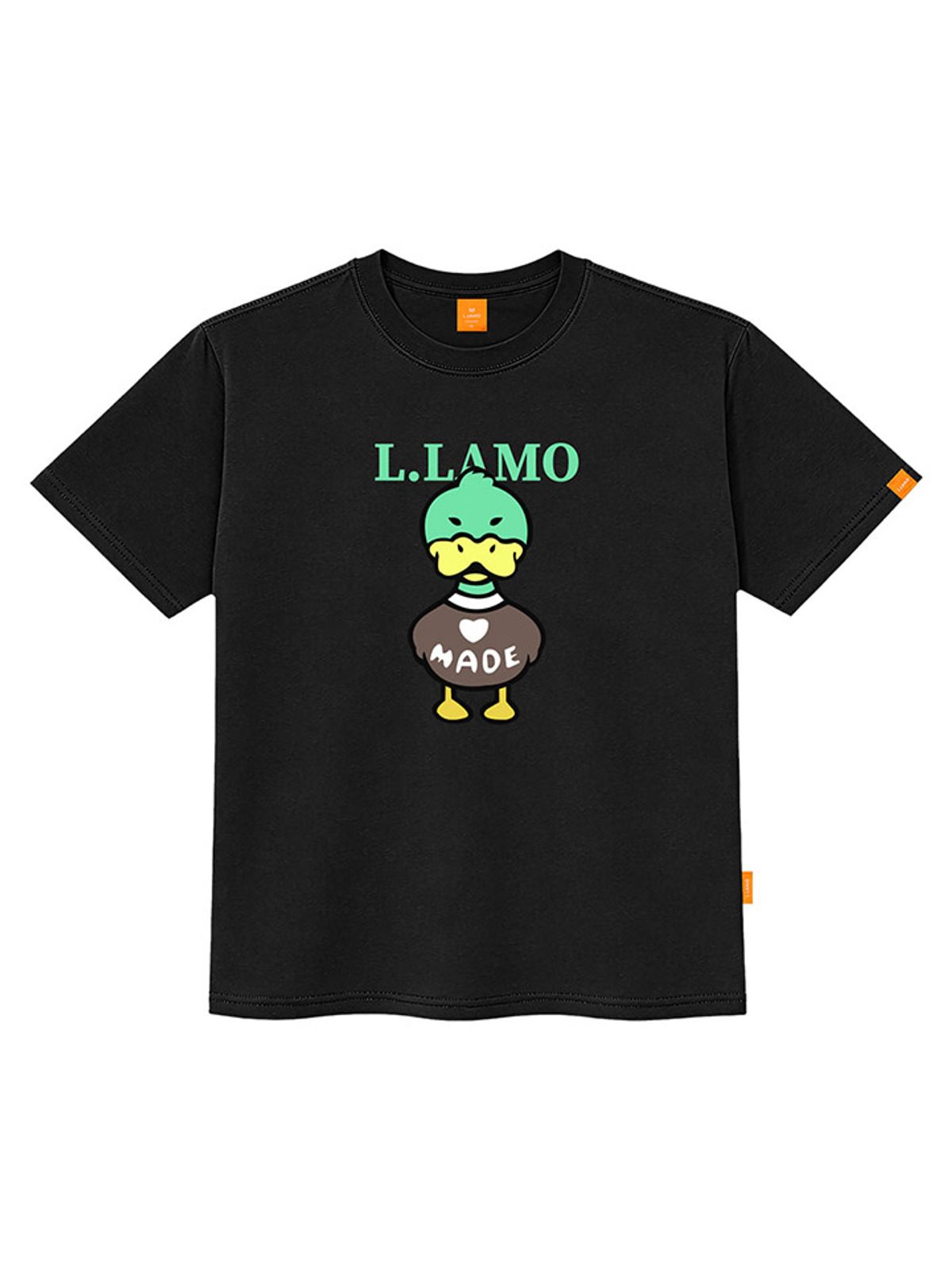 엘라모(LLAMO) 메이드덕 반팔티셔츠 남녀공용 빅사이즈 S~4XL