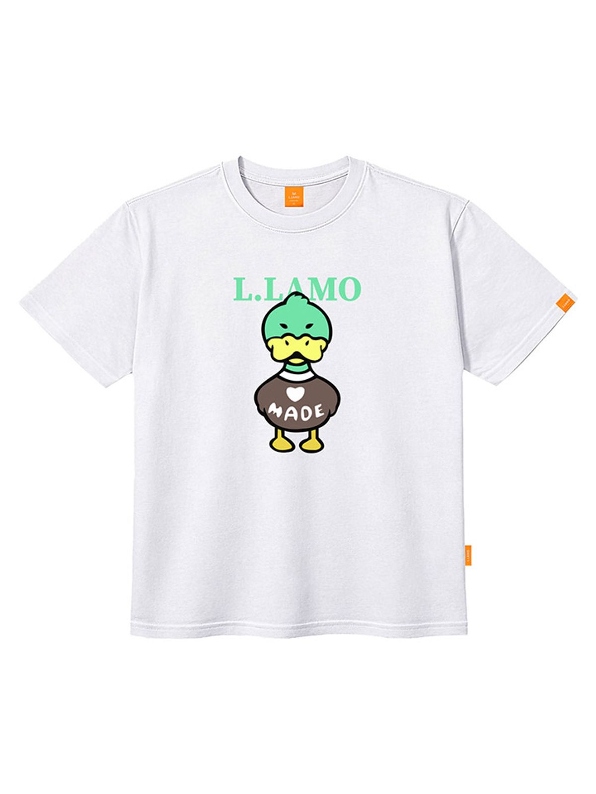 엘라모(LLAMO) 메이드덕 반팔티셔츠 남녀공용 빅사이즈 S~4XL
