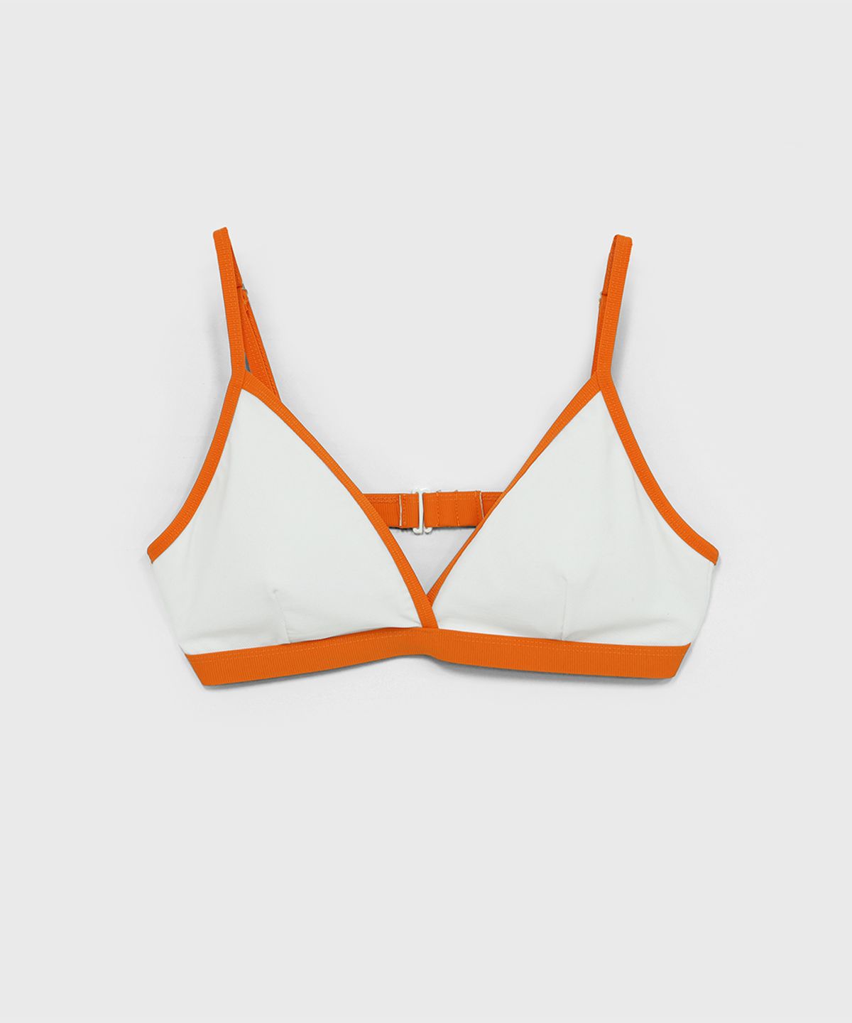 320쇼룸(320SHOWROOM) Tropical Triangle High-Waist Bikini White