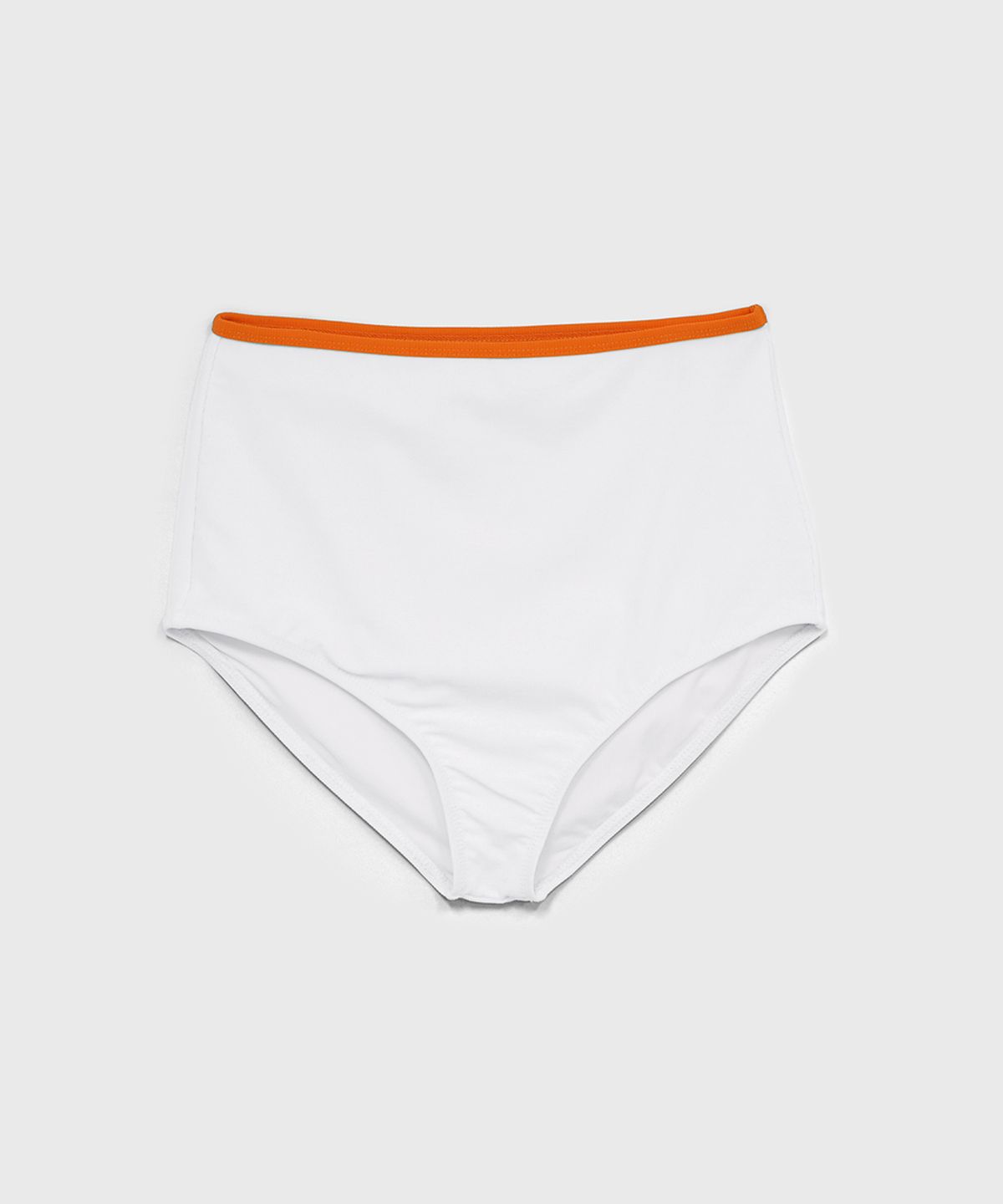 320쇼룸(320SHOWROOM) Tropical Triangle High-Waist Bikini White