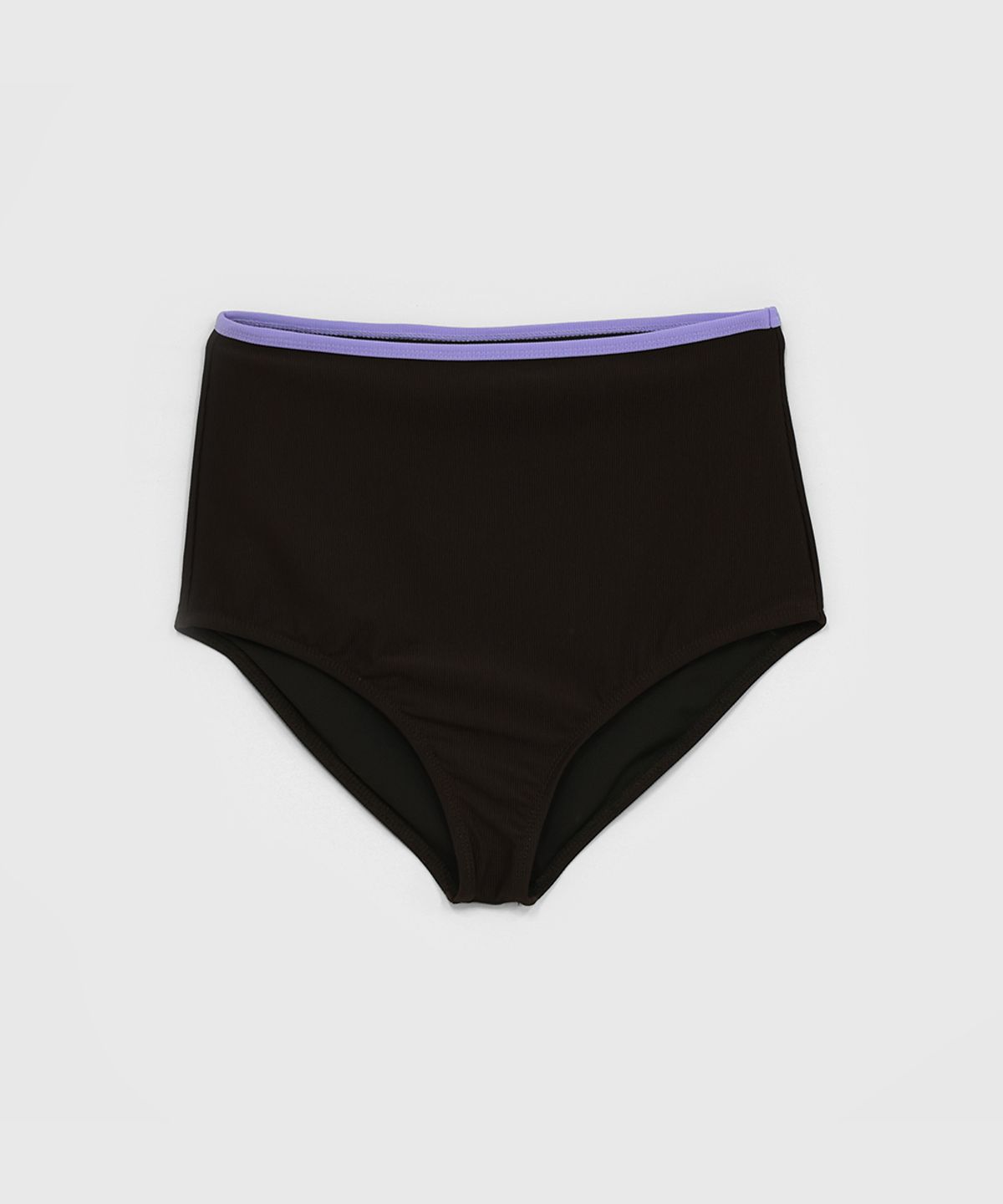 320쇼룸(320SHOWROOM) Tropical Triangle High-Waist Bikini Brown