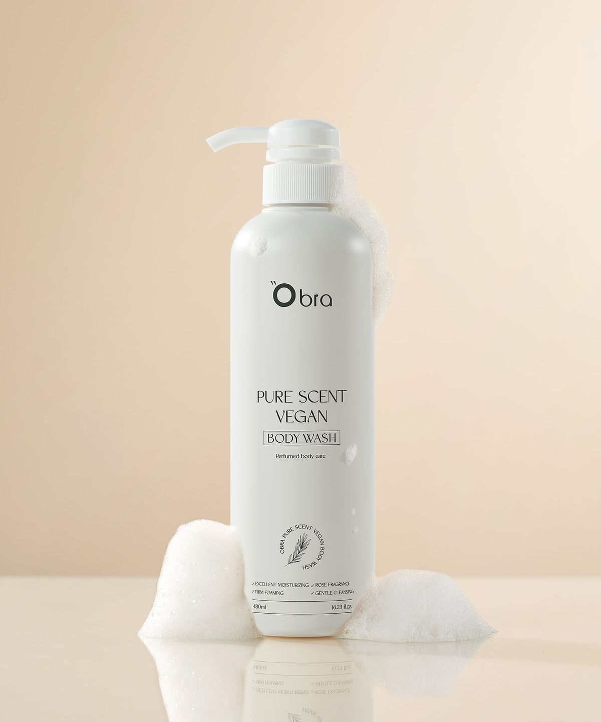 오브라(OBRA) 퓨어 센트 비건 바디워시 480ml
