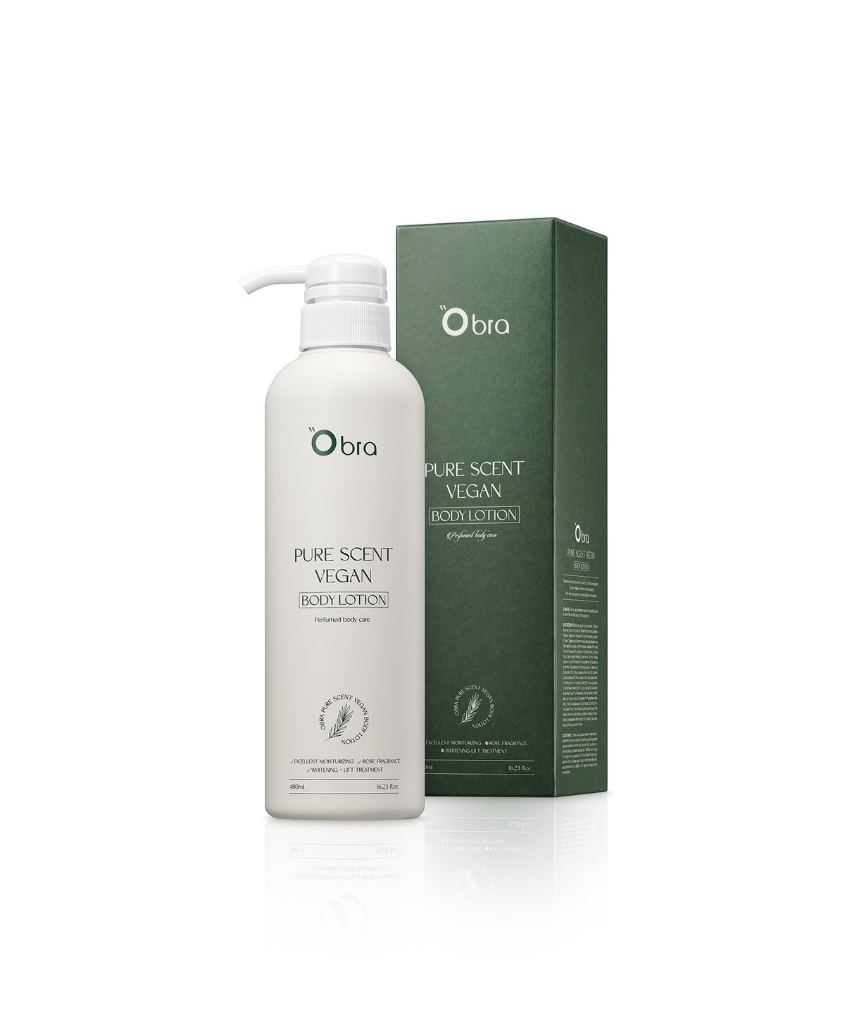 오브라(OBRA) 퓨어 센트 비건 바디로션 480ml