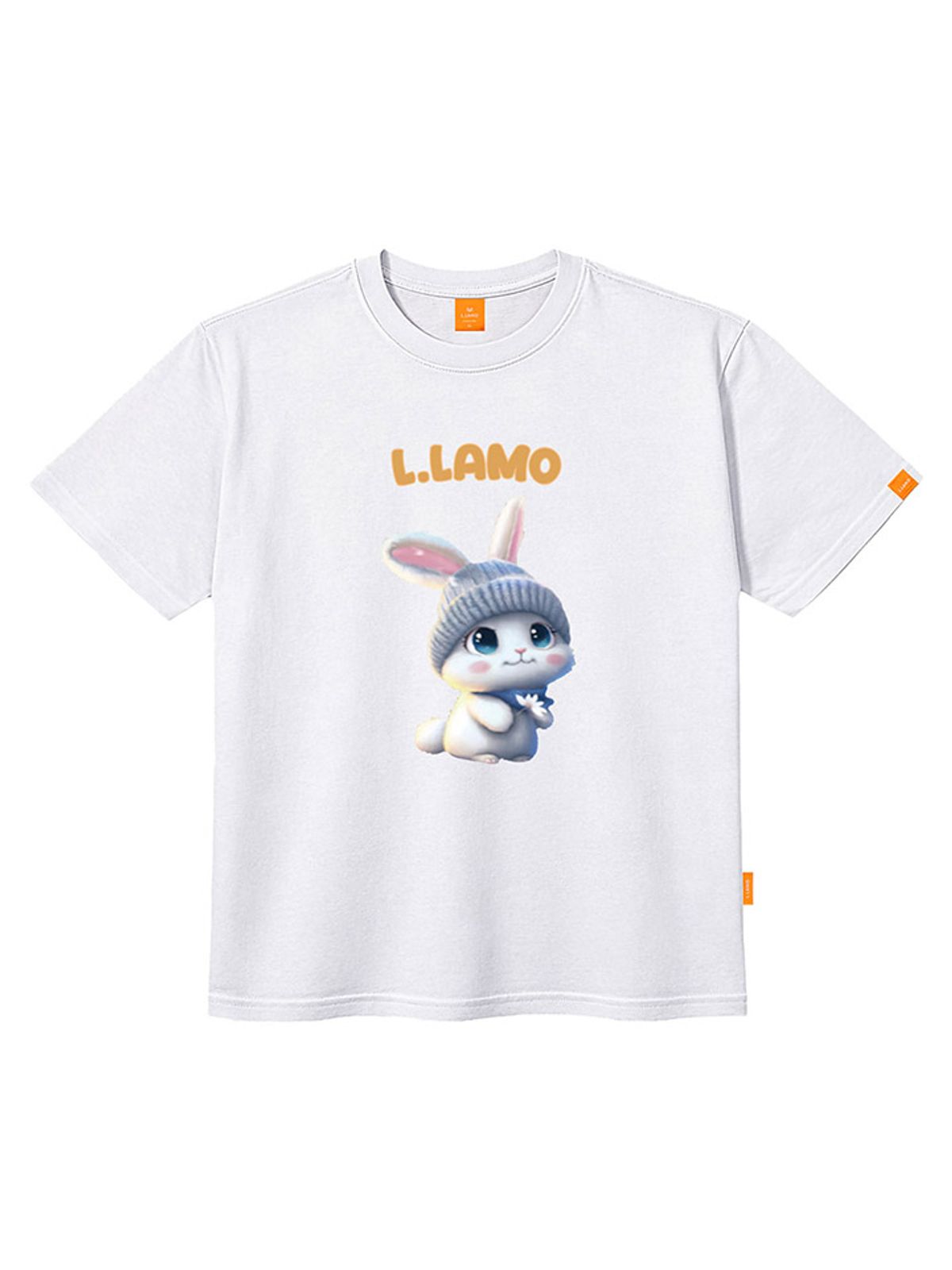 엘라모(LLAMO) 라모래빗 반팔티셔츠 남녀공용 빅사이즈 S~4XL