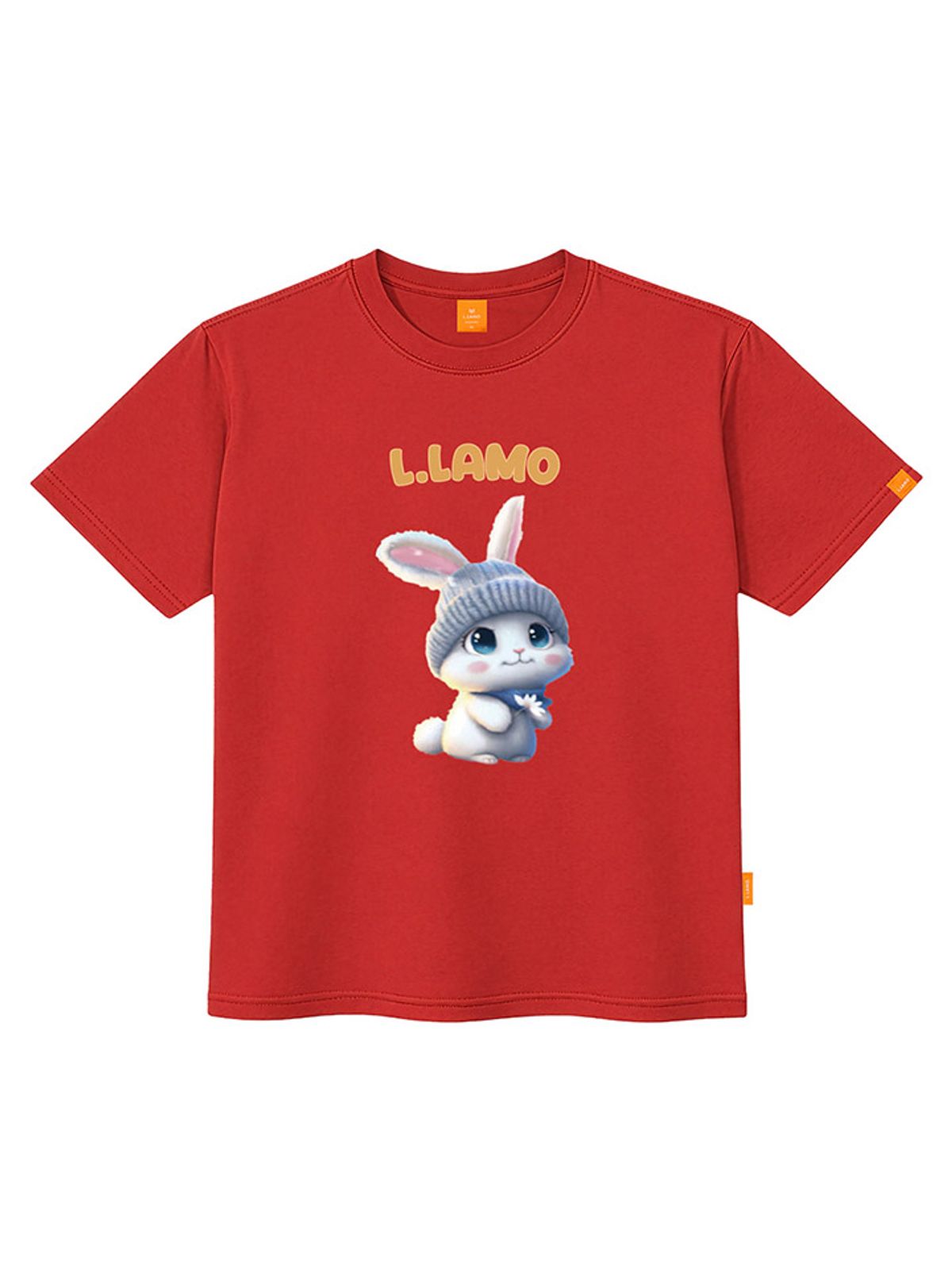 엘라모(LLAMO) 라모래빗 반팔티셔츠 남녀공용 빅사이즈 S~4XL