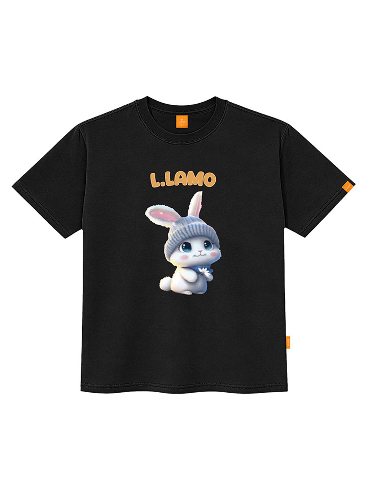 엘라모(LLAMO) 라모래빗 반팔티셔츠 남녀공용 빅사이즈 S~4XL