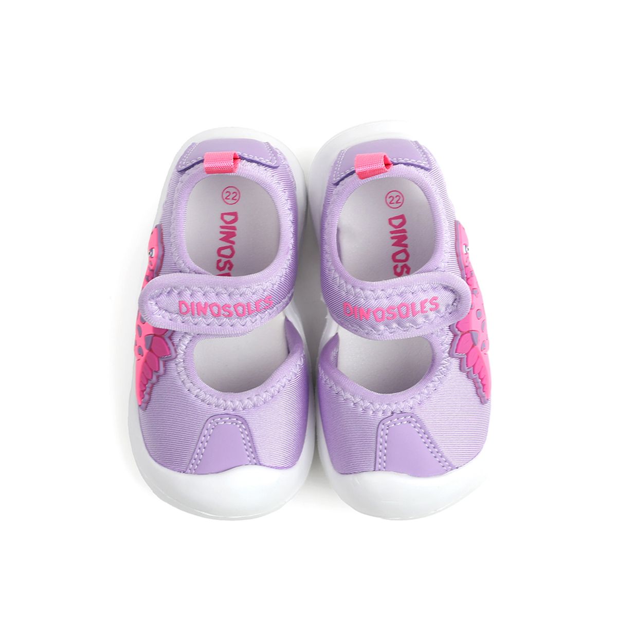 다이노솔즈(DINOSOLES) 브라키오 스너글 샌들 퍼플
