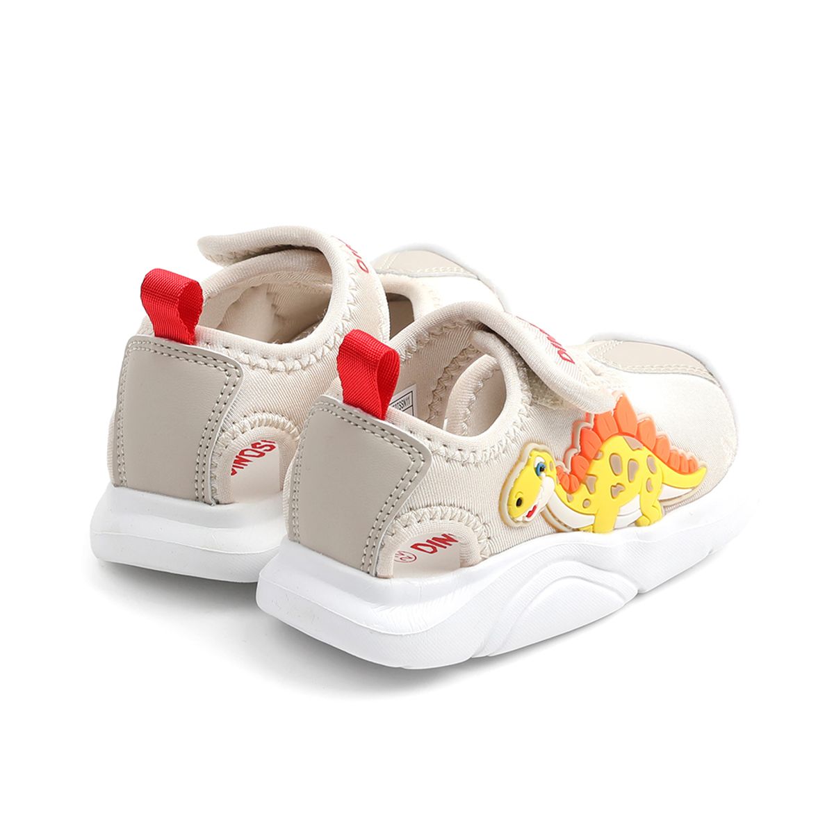 다이노솔즈(DINOSOLES) 브라키오 스너글 샌들 베이지