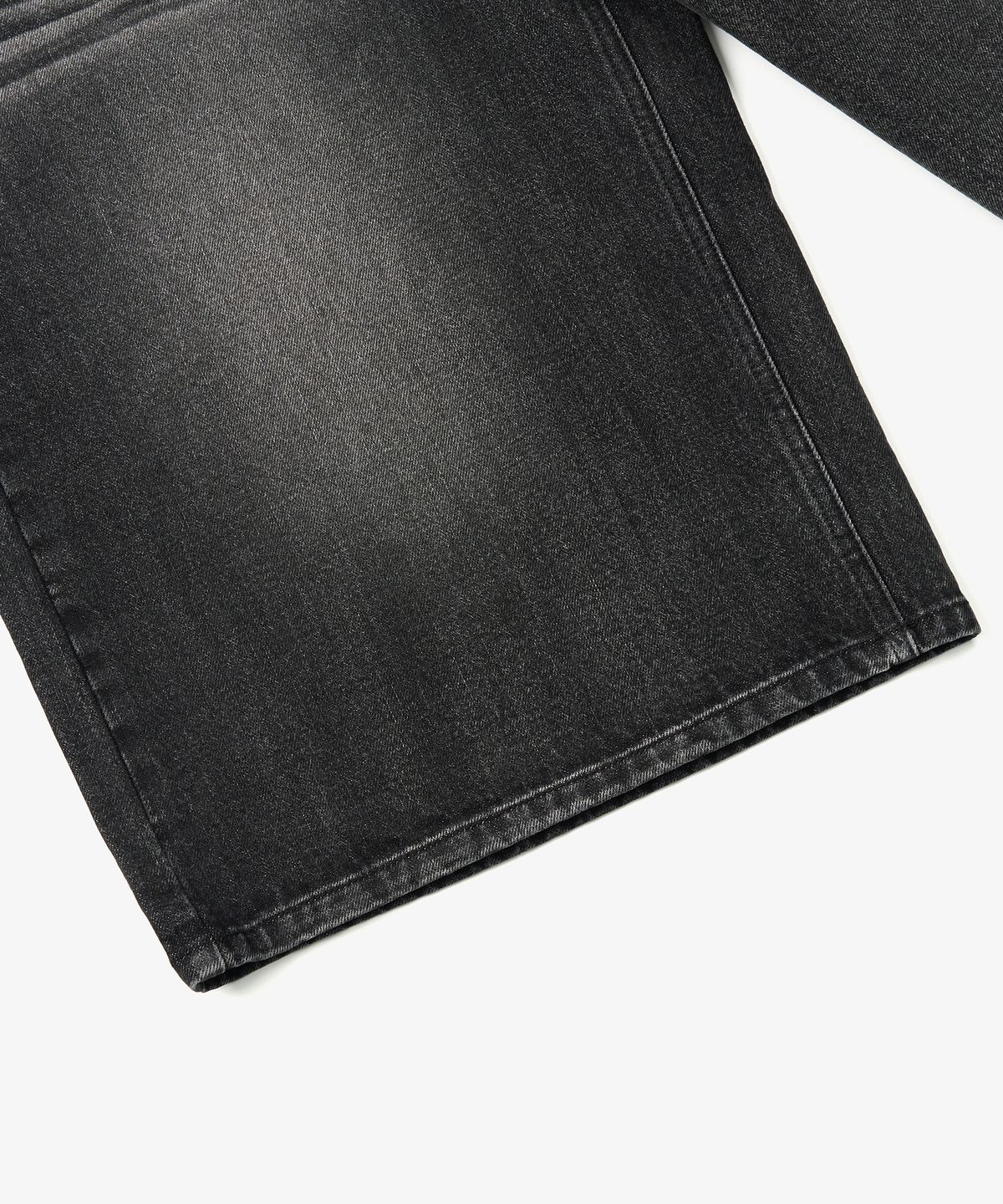 토피(TOFFEE) 워시드 버뮤다 데님 팬츠 (GREY)
