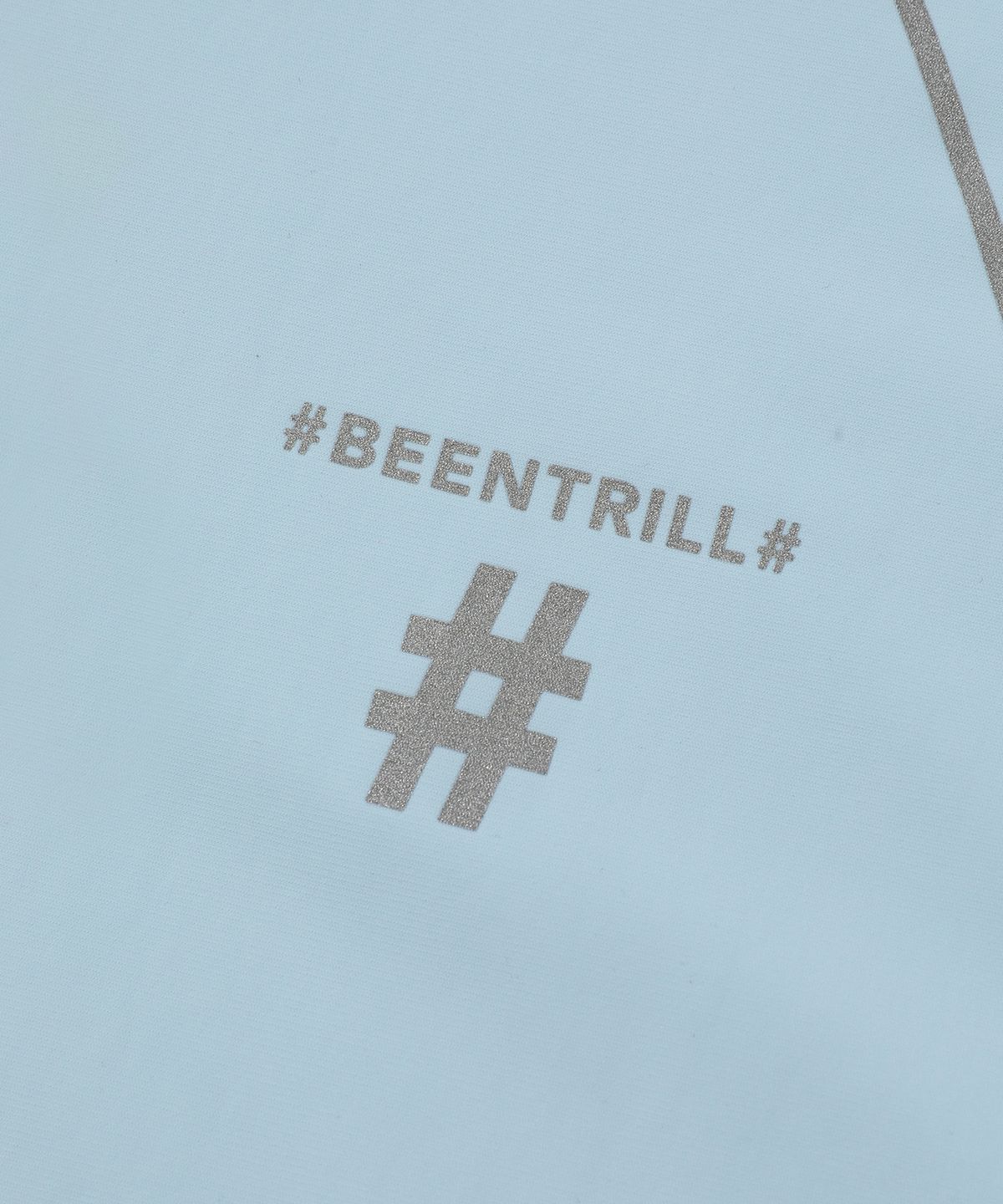 빈트릴(BEENTRILL) [BEENTRILL X ELECTRIC] UV 테크 오버핏 반팔 티셔츠(스카이 블루)
