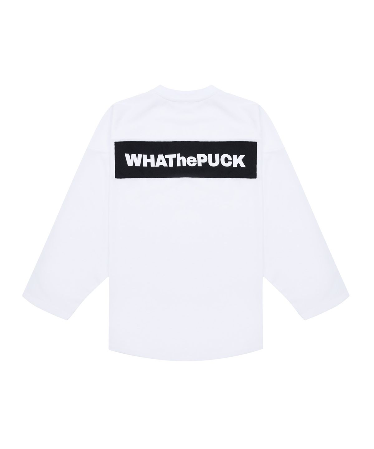 왓더퍽(WHATHEPUCK) WTP 스몰 심볼로고 하키져지 화이트