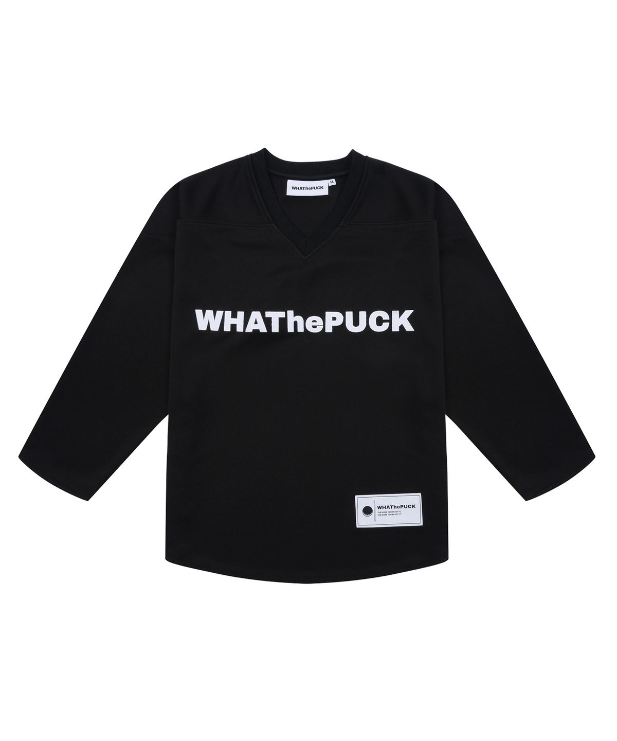 왓더퍽(WHATHEPUCK) W로고 베이직 하키져지 블랙