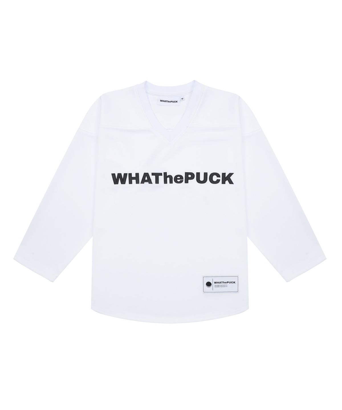 왓더퍽(WHATHEPUCK) W로고 베이직 하키져지 화이트